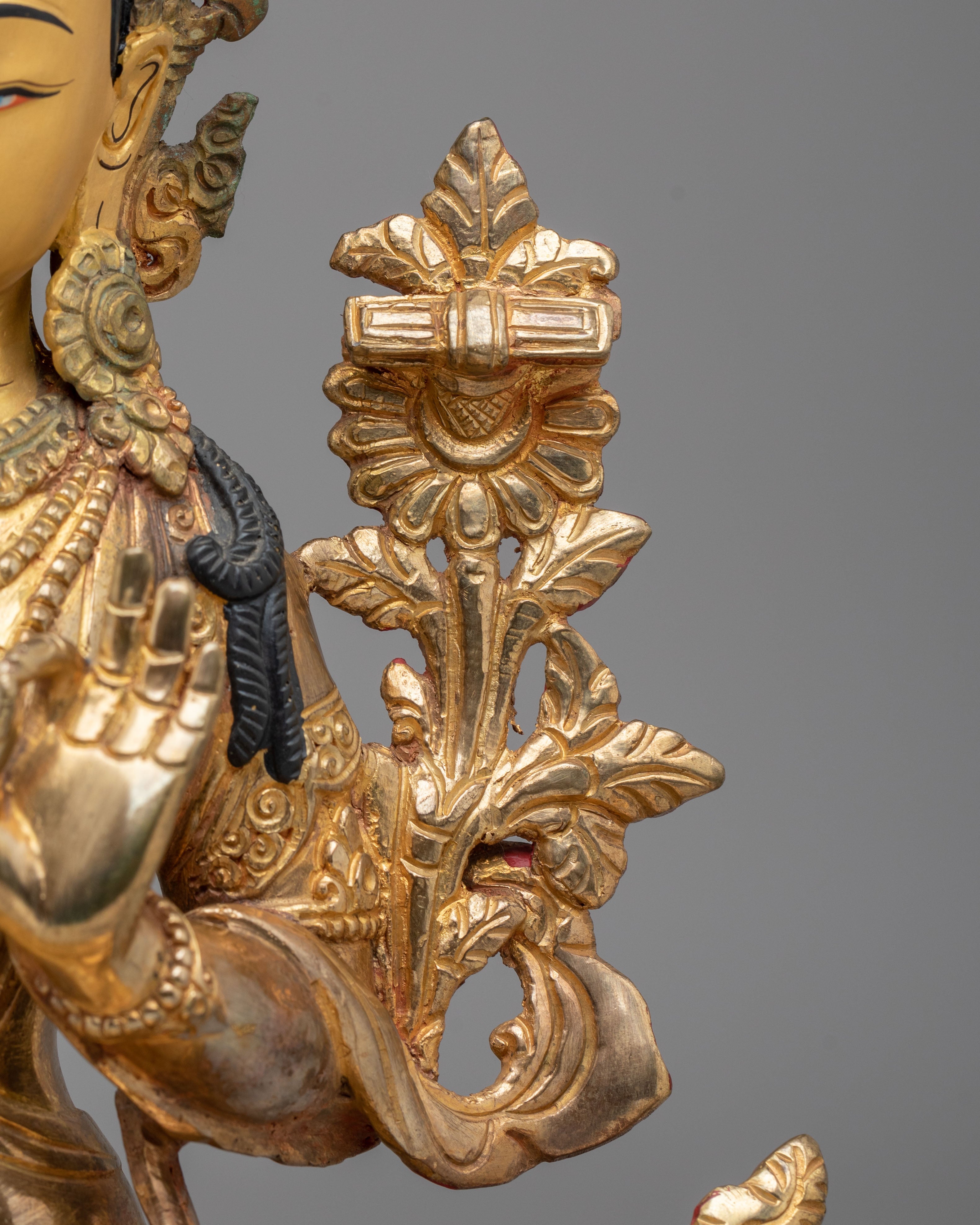 Manjushri Statue Of Power And Wisdom | Symbolizing Knowledge