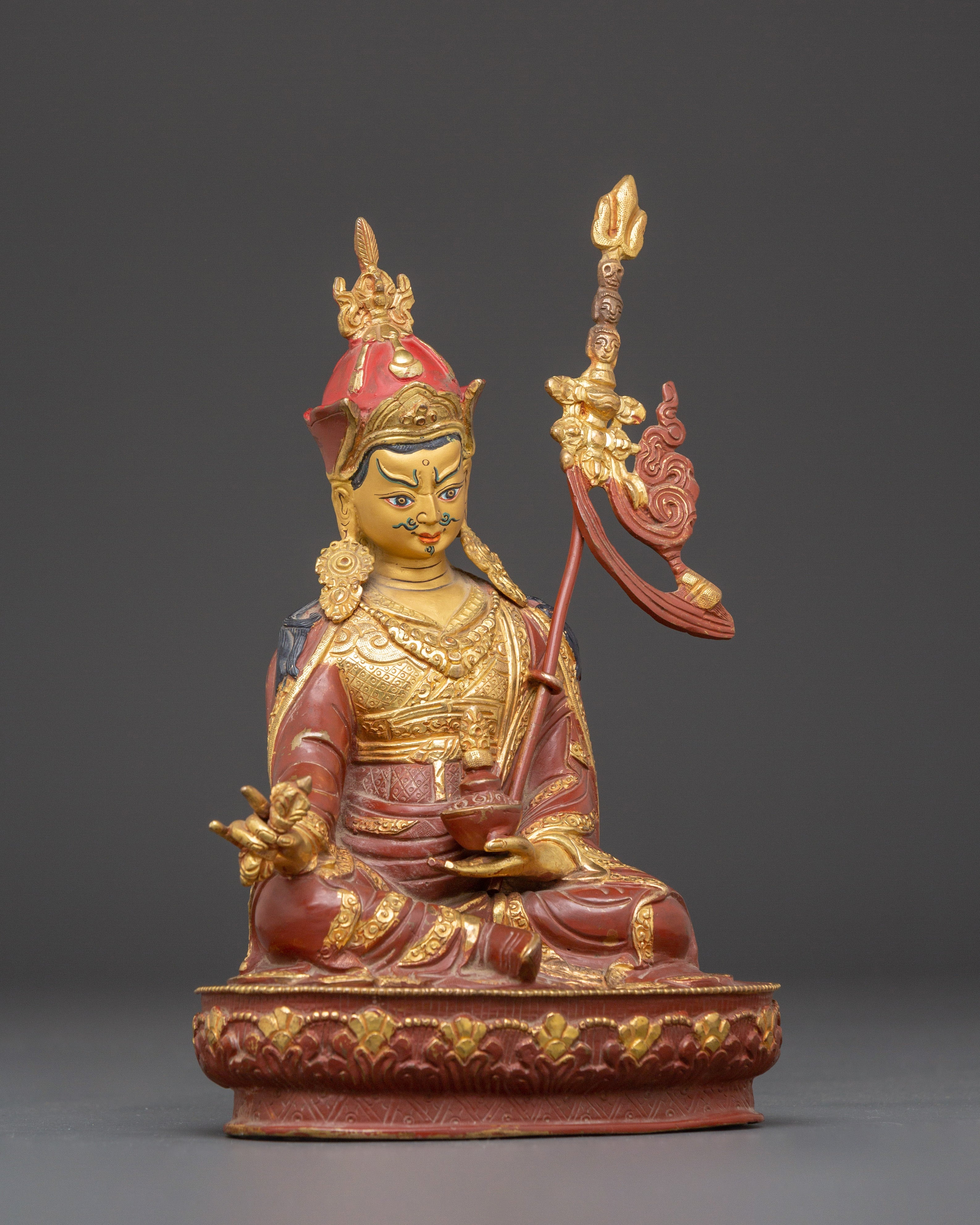 Tibetan Lotus Master Padmasambhava Statue | A Sacred Symbol of Wisdom