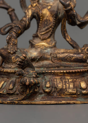 Hindu Wealth Deity Laxmi Statue | Prosperity and Blessings Figurine