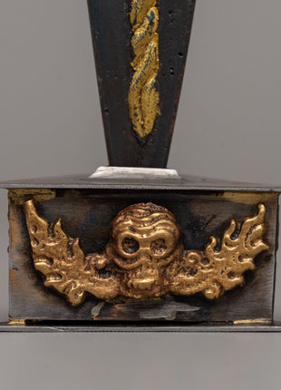 Ritual Dagger Phurba Tibetan Artwork | Energy Cleansing Craftsmanship