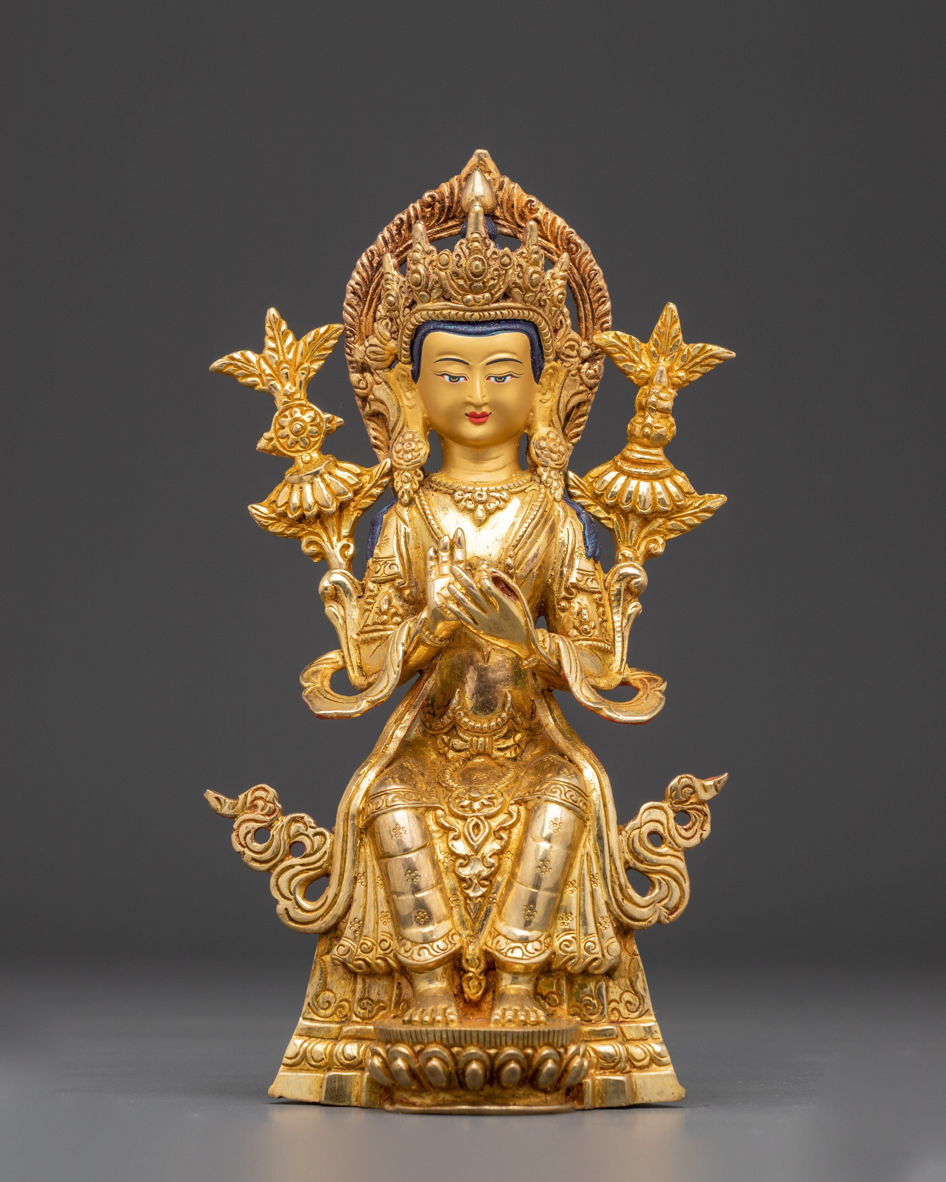 Handcrafted Maitreya Buddha Sculpture