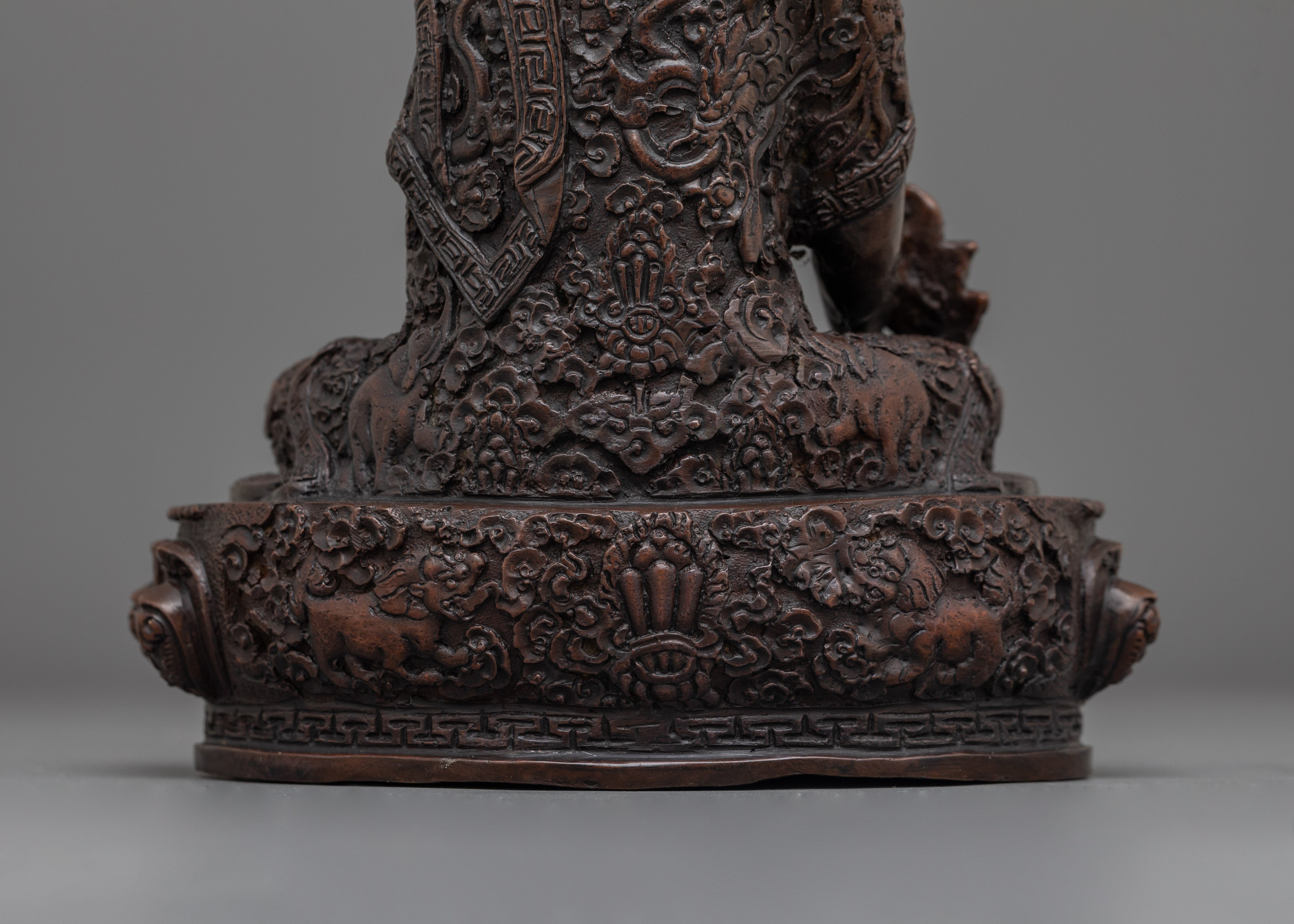 Medicine Buddha for Healing Statue for Shrine | Bhaisajyaguru Sculpture