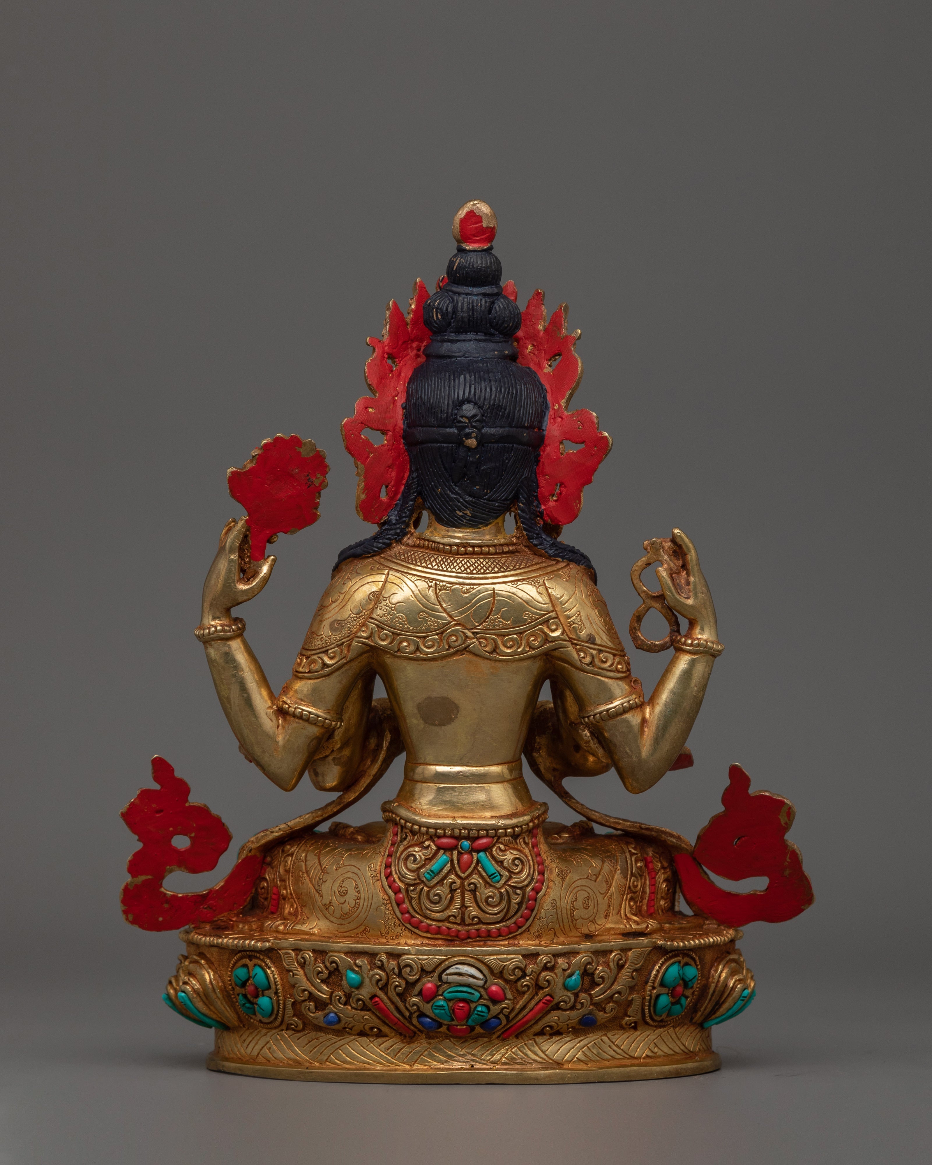 Himalayan Sculpture of Chenrezig | Symbol of Universal Compassion