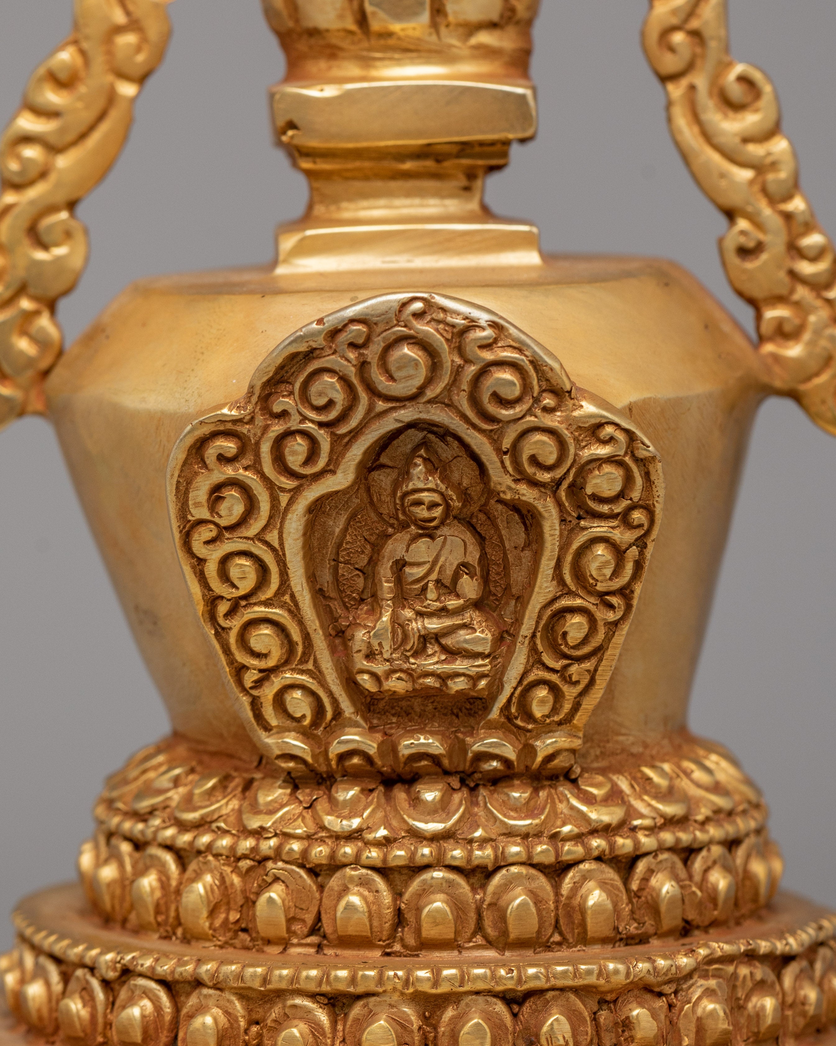 Handmade Tibetan Stupa for Rituals | Sacred Buddhist Altar Decor