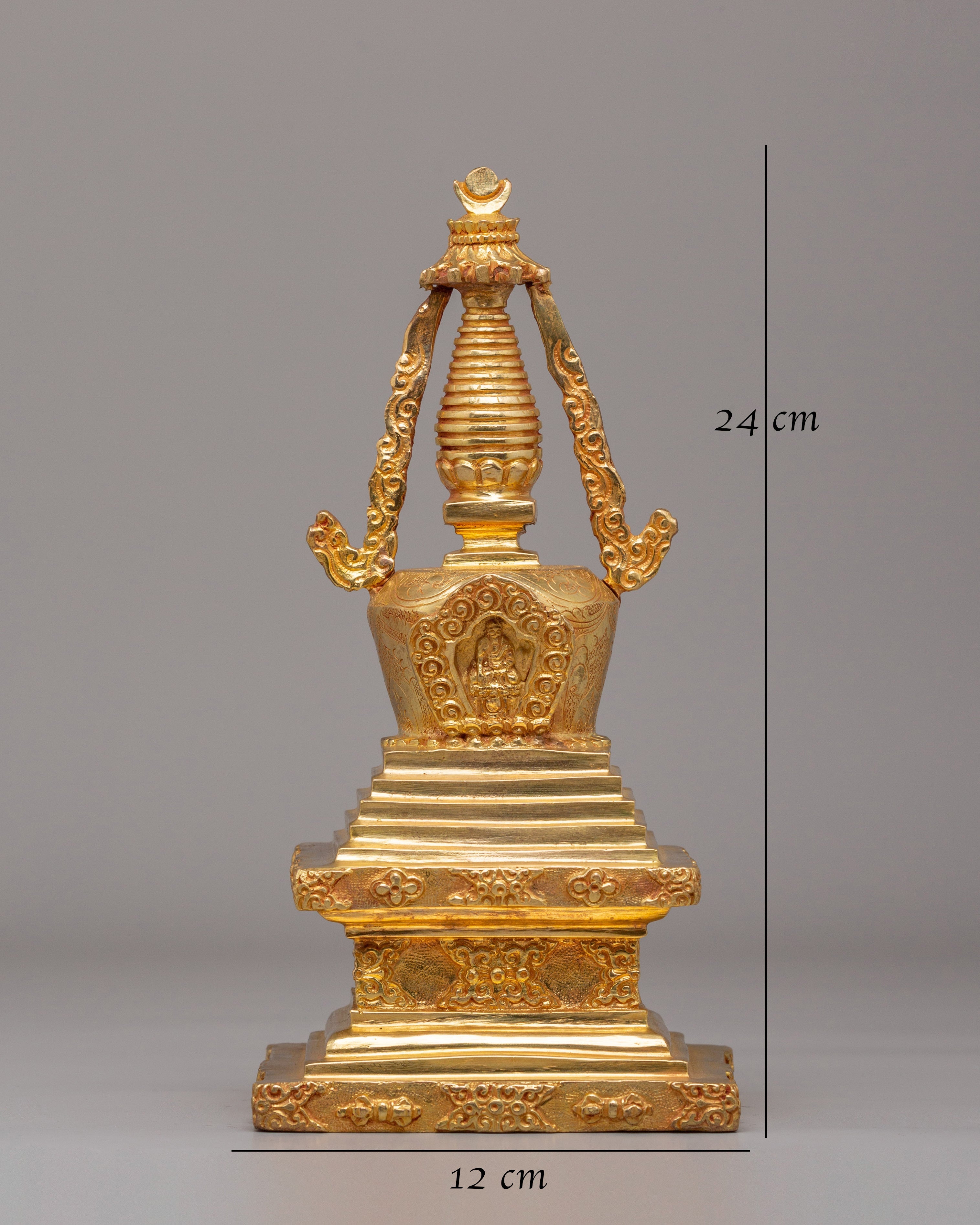 Himalayan Buddhist Stupa for Meditation | Handcrafted Sacred Shrine