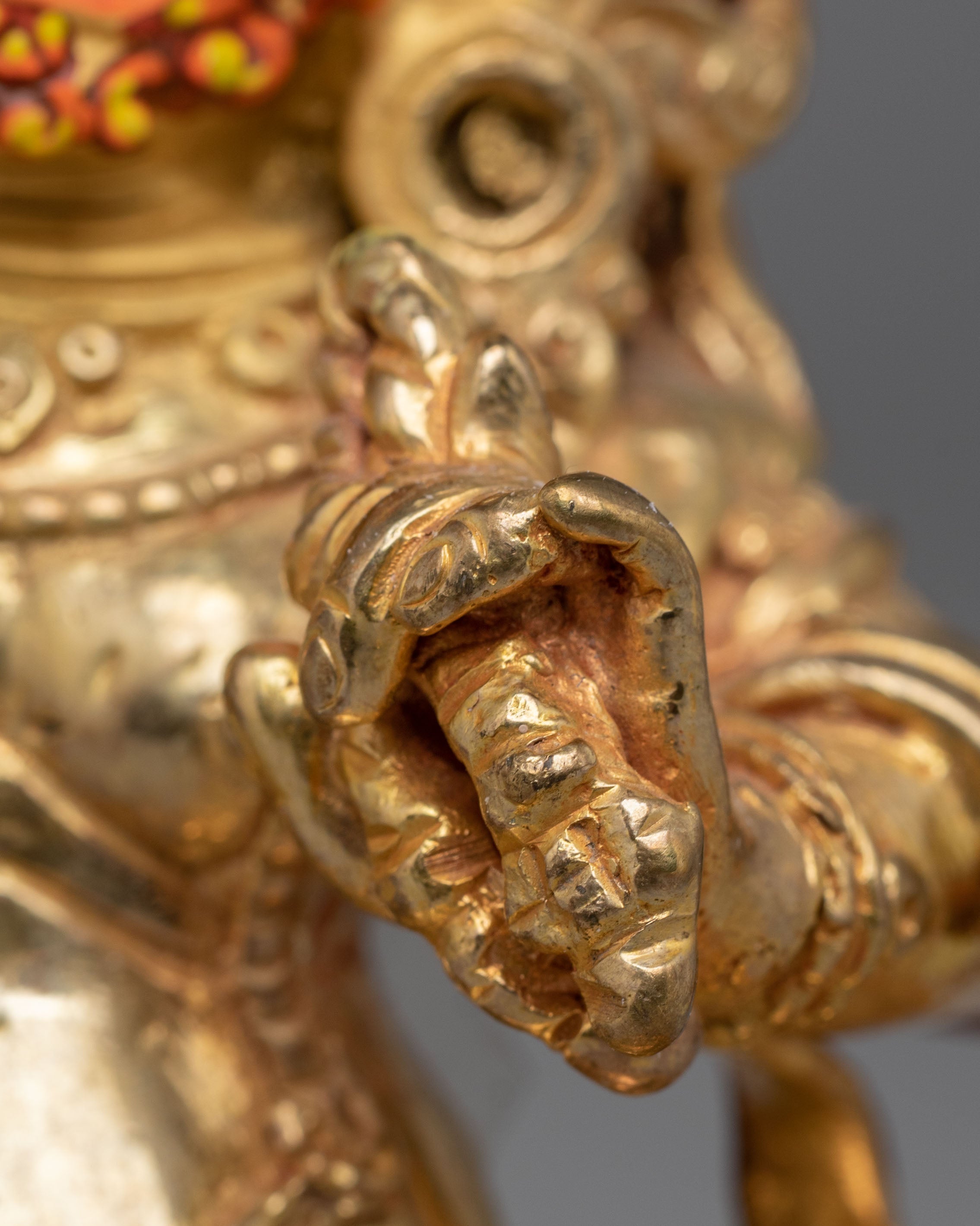 Handmade Power Deity Vajrapani Statue | Spiritual Protection Decor