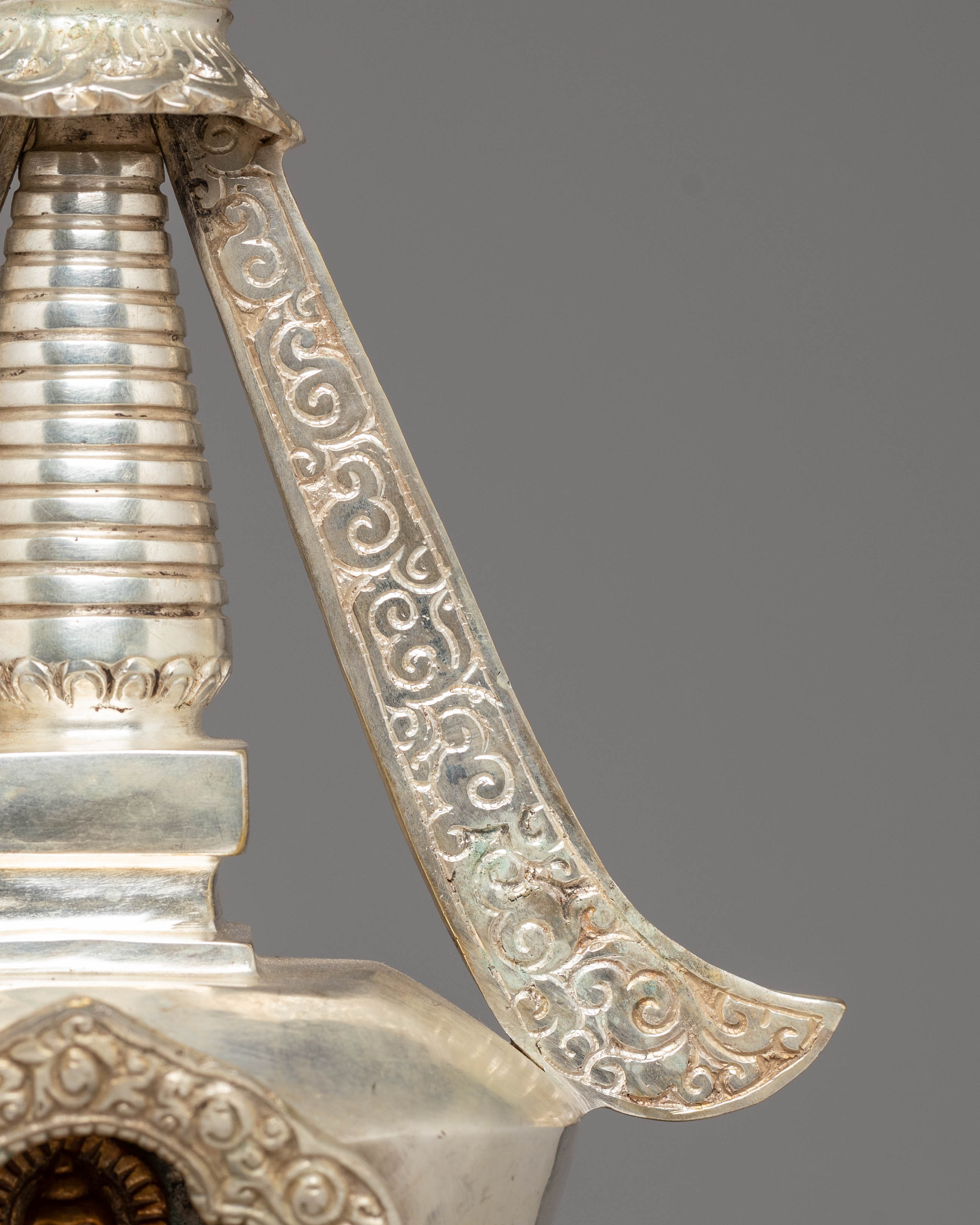 Handmade Buddhist Enlightenment Symbol Stupa | Tibetan Stupa Art