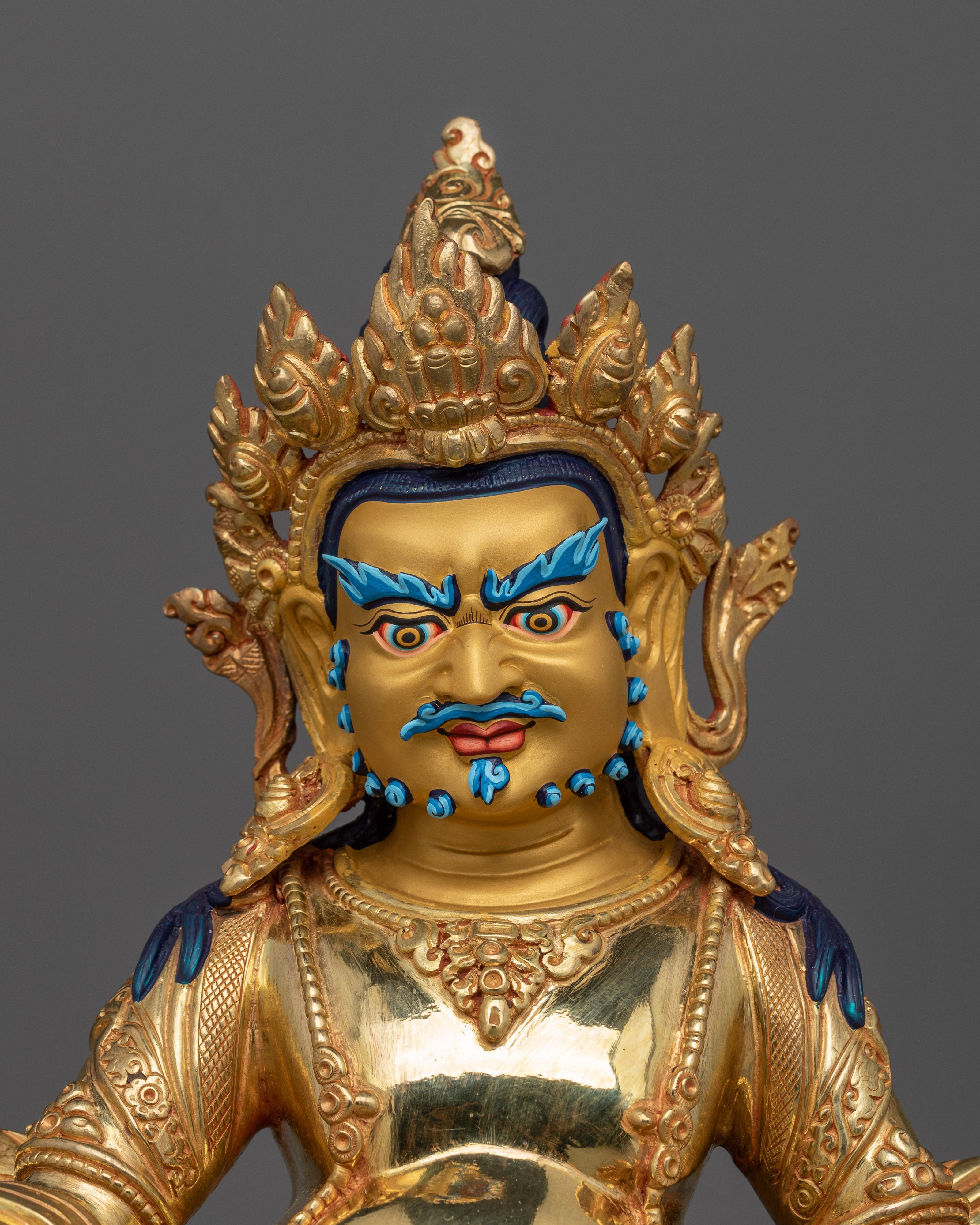 Dzambhala Kubera Wealth Deity Statue | Icon for Material and Spiritual Abundance