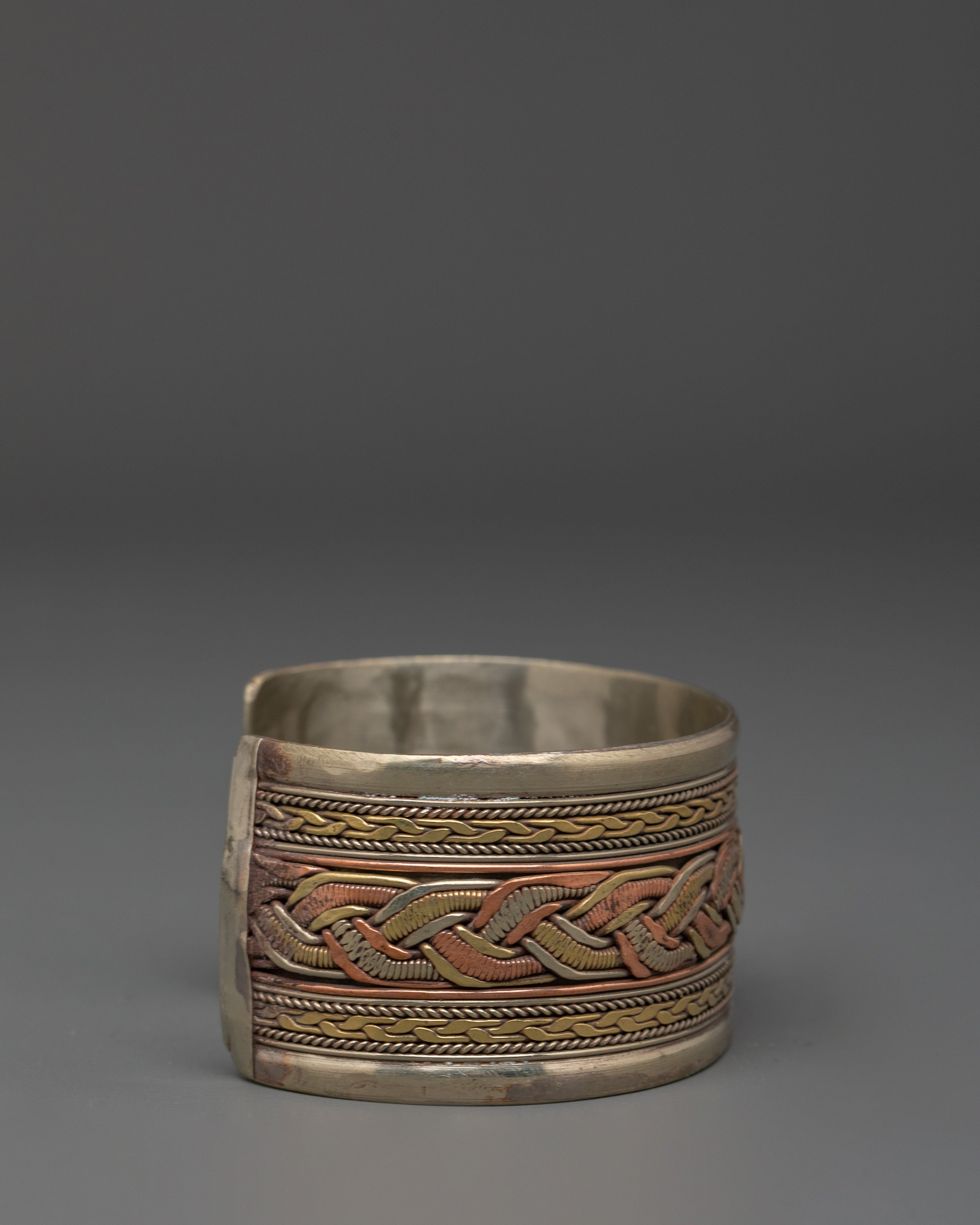 Handmade Tibetan Art Bracelet | Spiritual Jewelry