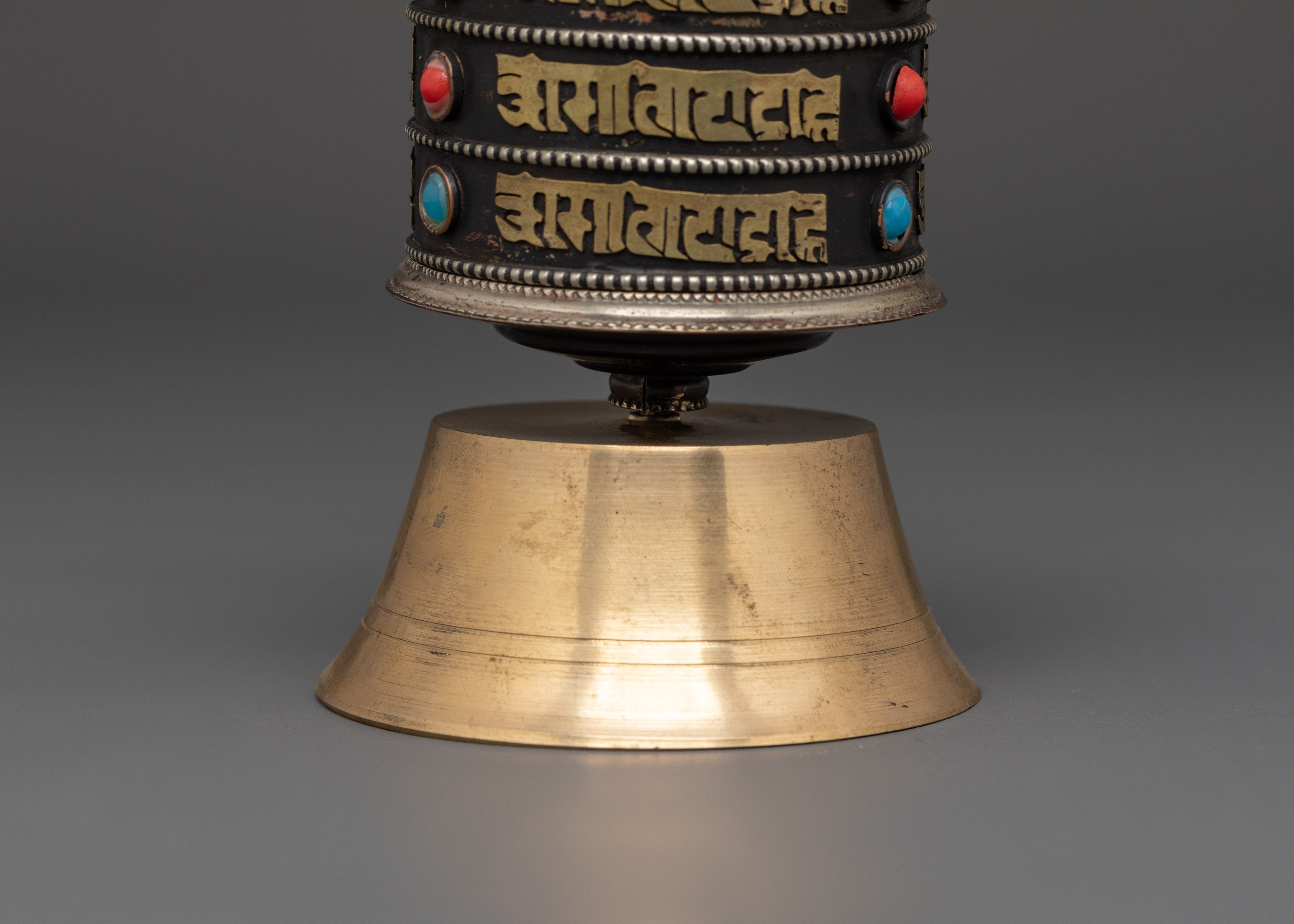 Prayer Wheel for Peace and Inner Focus Daily | Sacred Spinner for Blessings