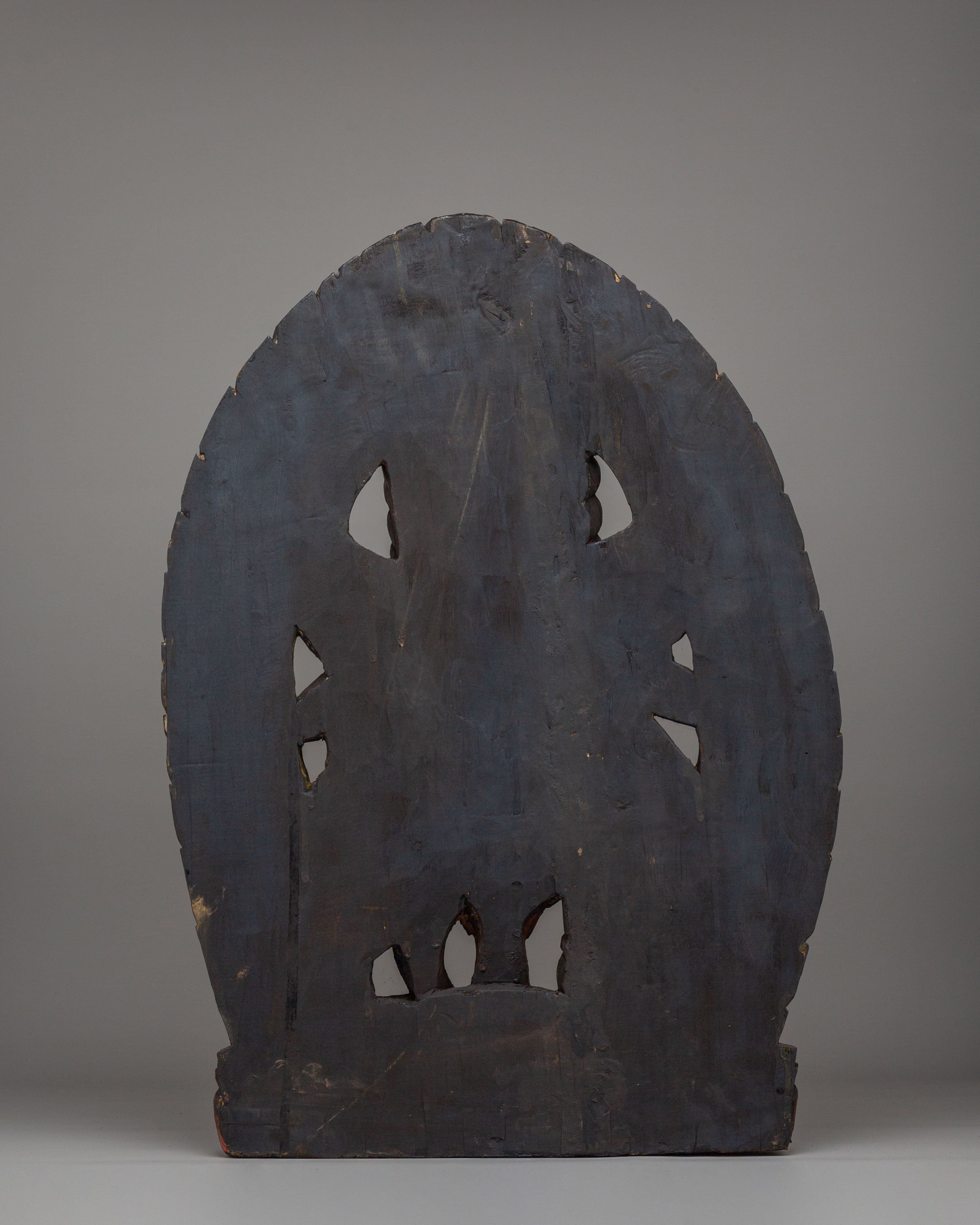 Handcrafted Kal Bhairav Statue | Wooden Kal Bhairav Statue