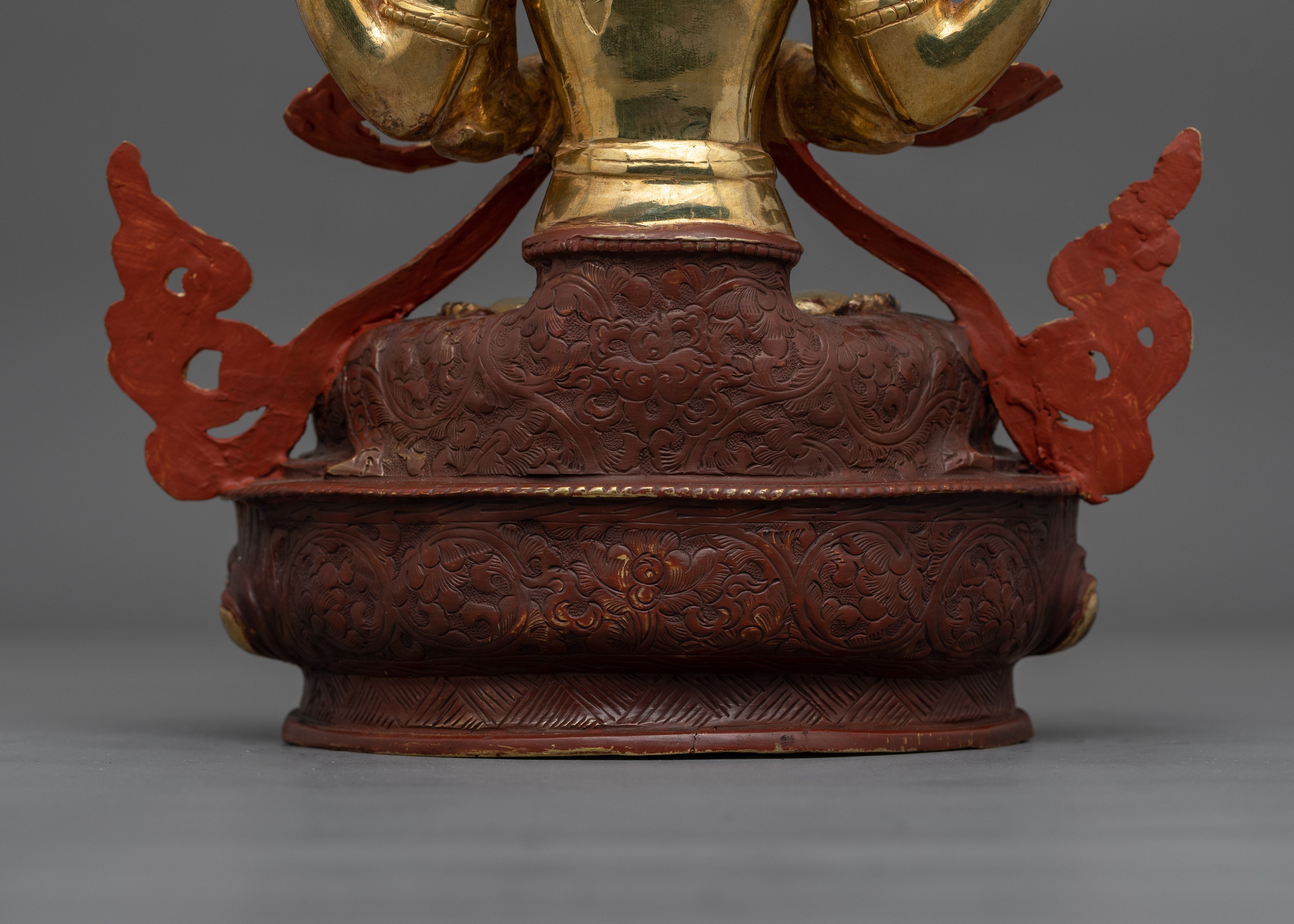 Tibetan Chenrezig Compassion Buddha Sculpture | Compassion and Mercy Buddhism Deity Idol