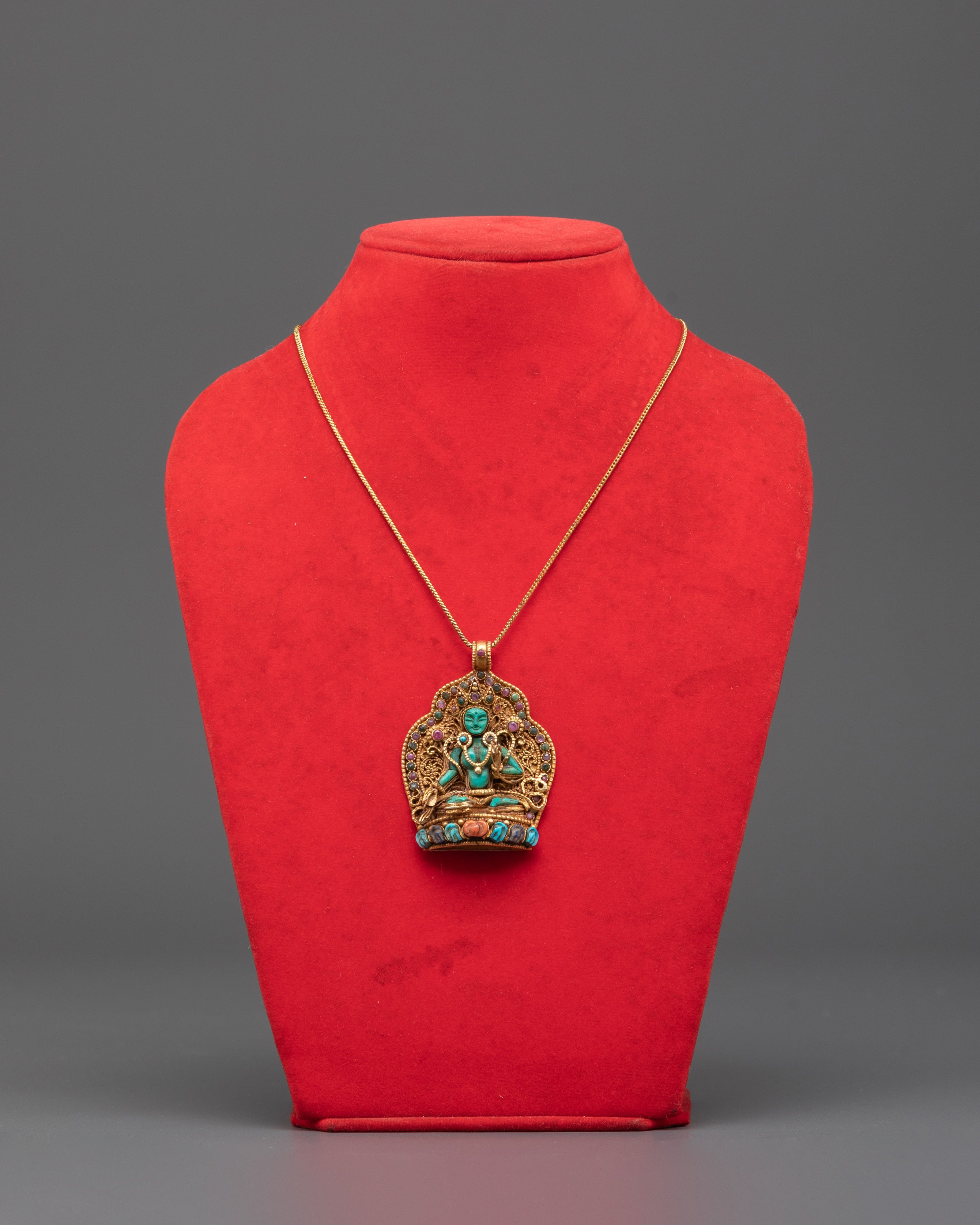 Green Tara Amulet Pendant