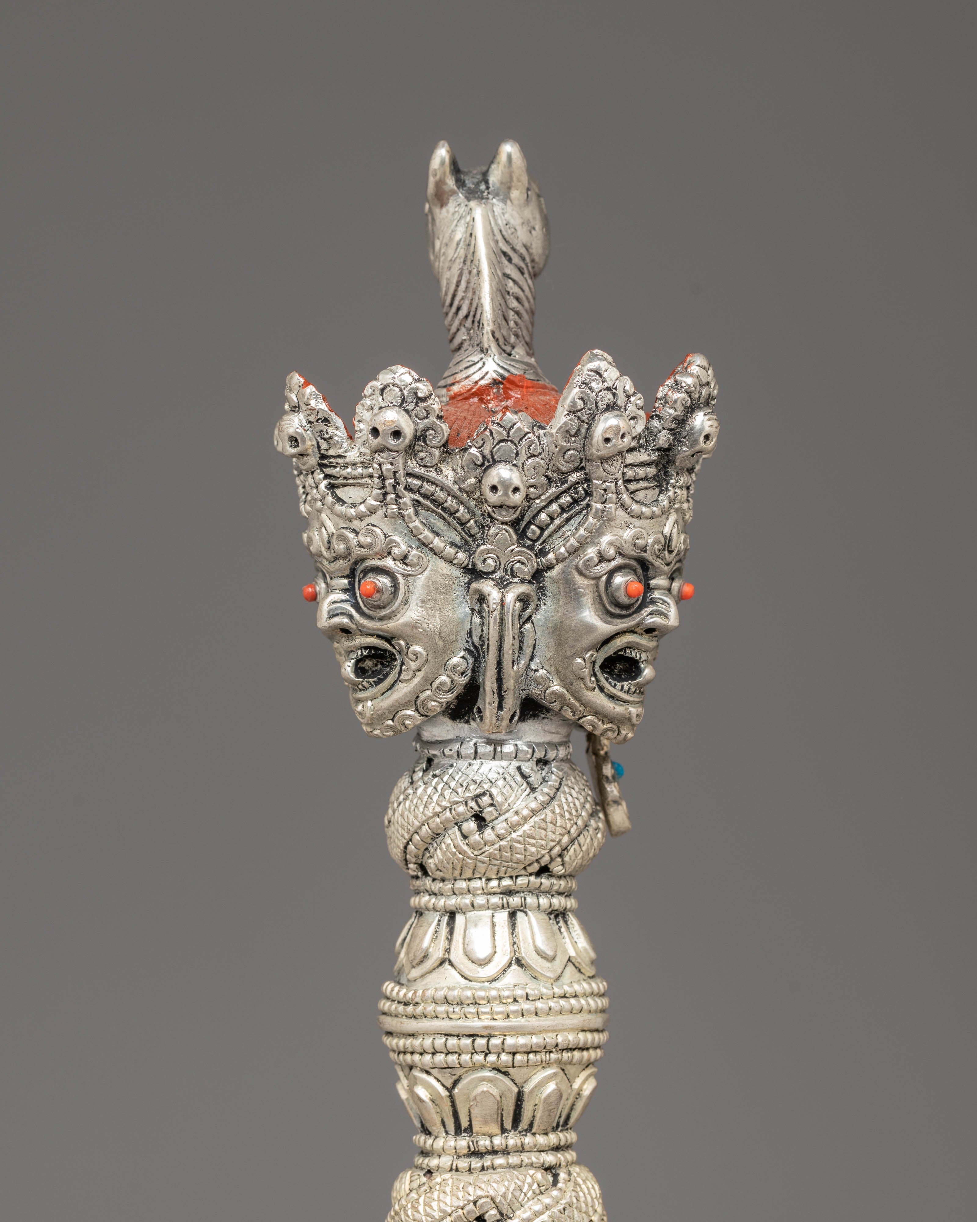 Silver Plated Phurba for Ritual Use | Symbol of Protection