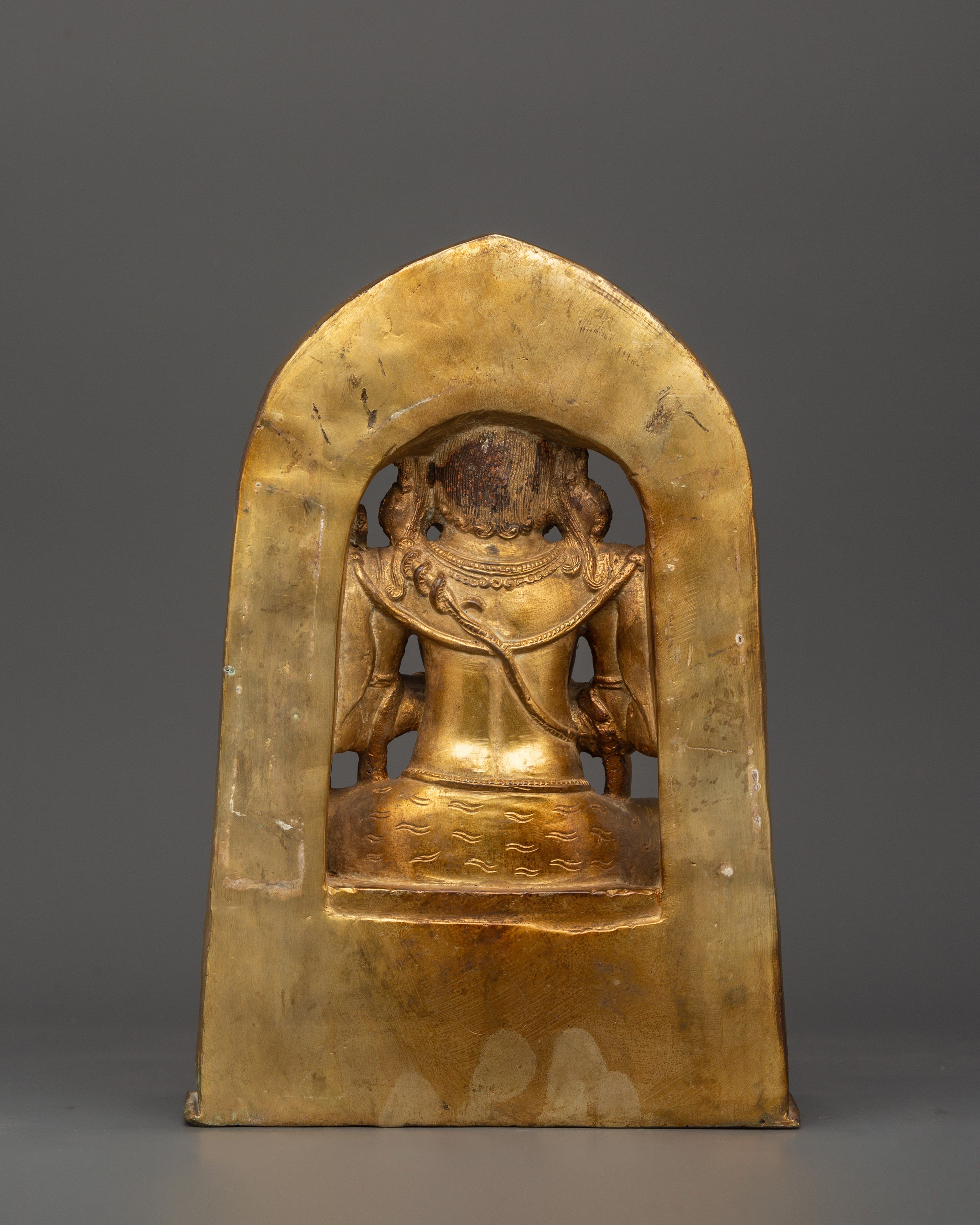 Chaturbhuja Mahakala Statue | Powerful Tibetan Protector Deity