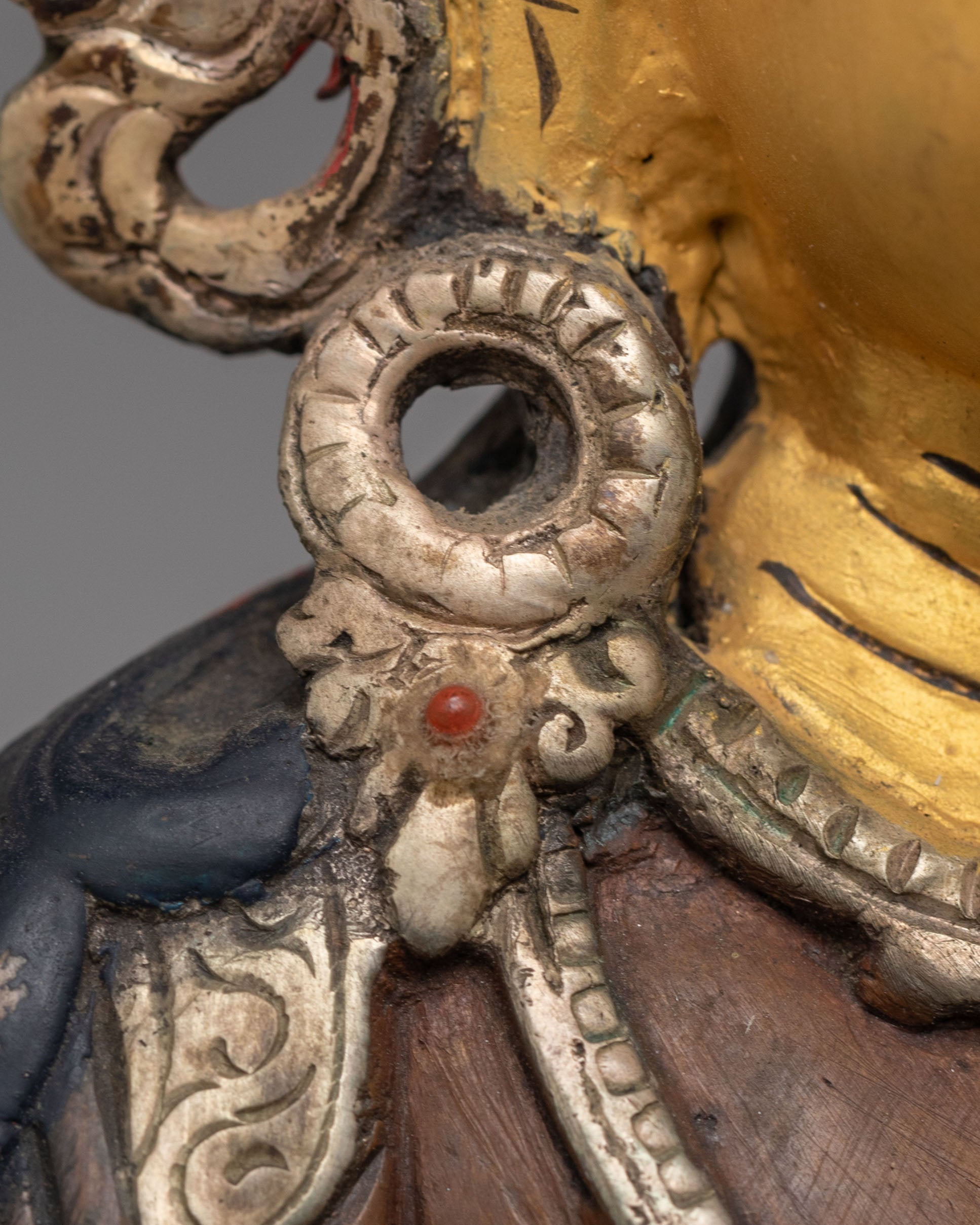 Sacred Tibetan Vajrasattva Purification Statue | Tibetan Buddhist Purification Deity