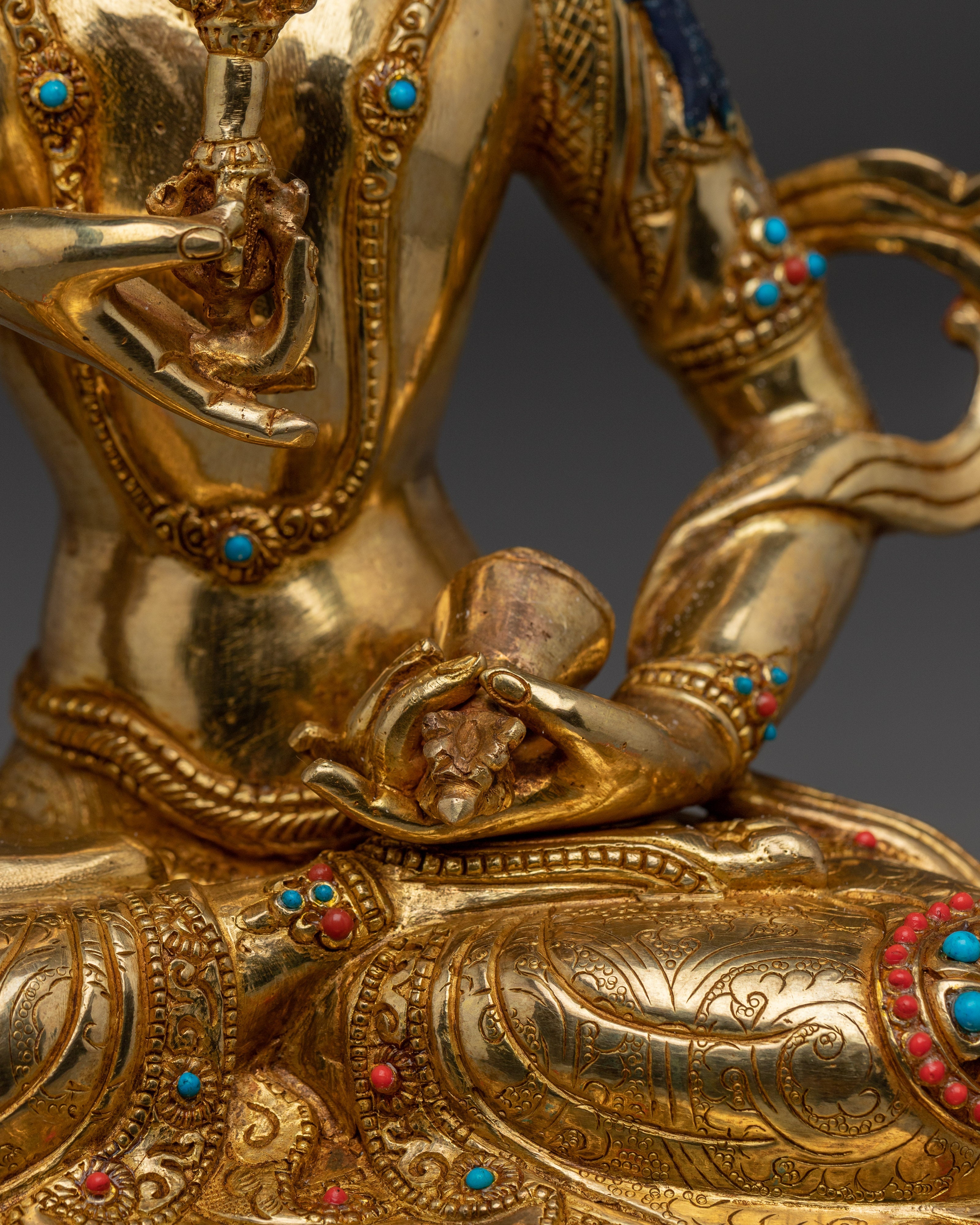 Handmade Artwork of Himalayan Deity Vajrasattva | The Deity of Purification