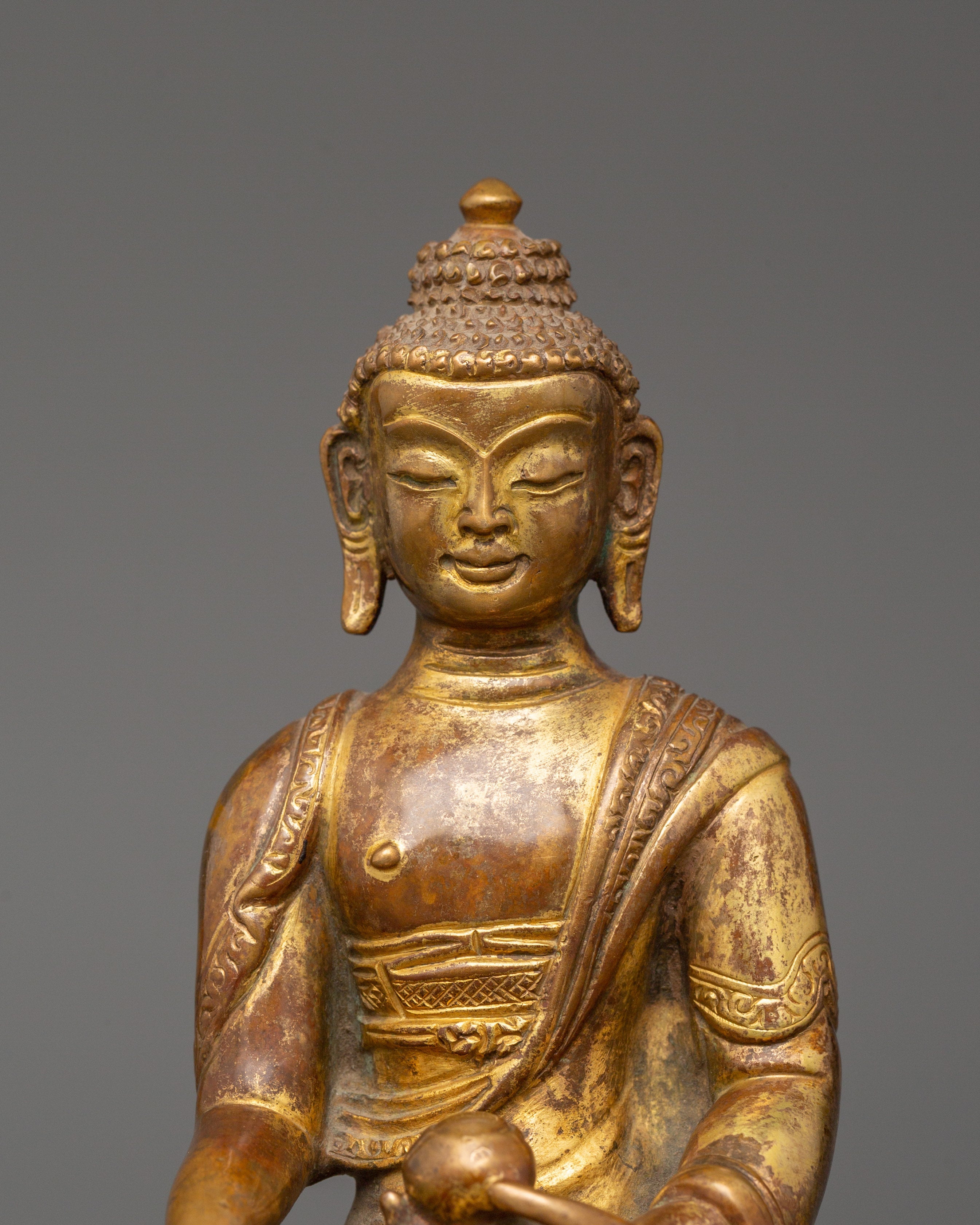 Shakyamuni Buddha with Halo | Meditation Buddha