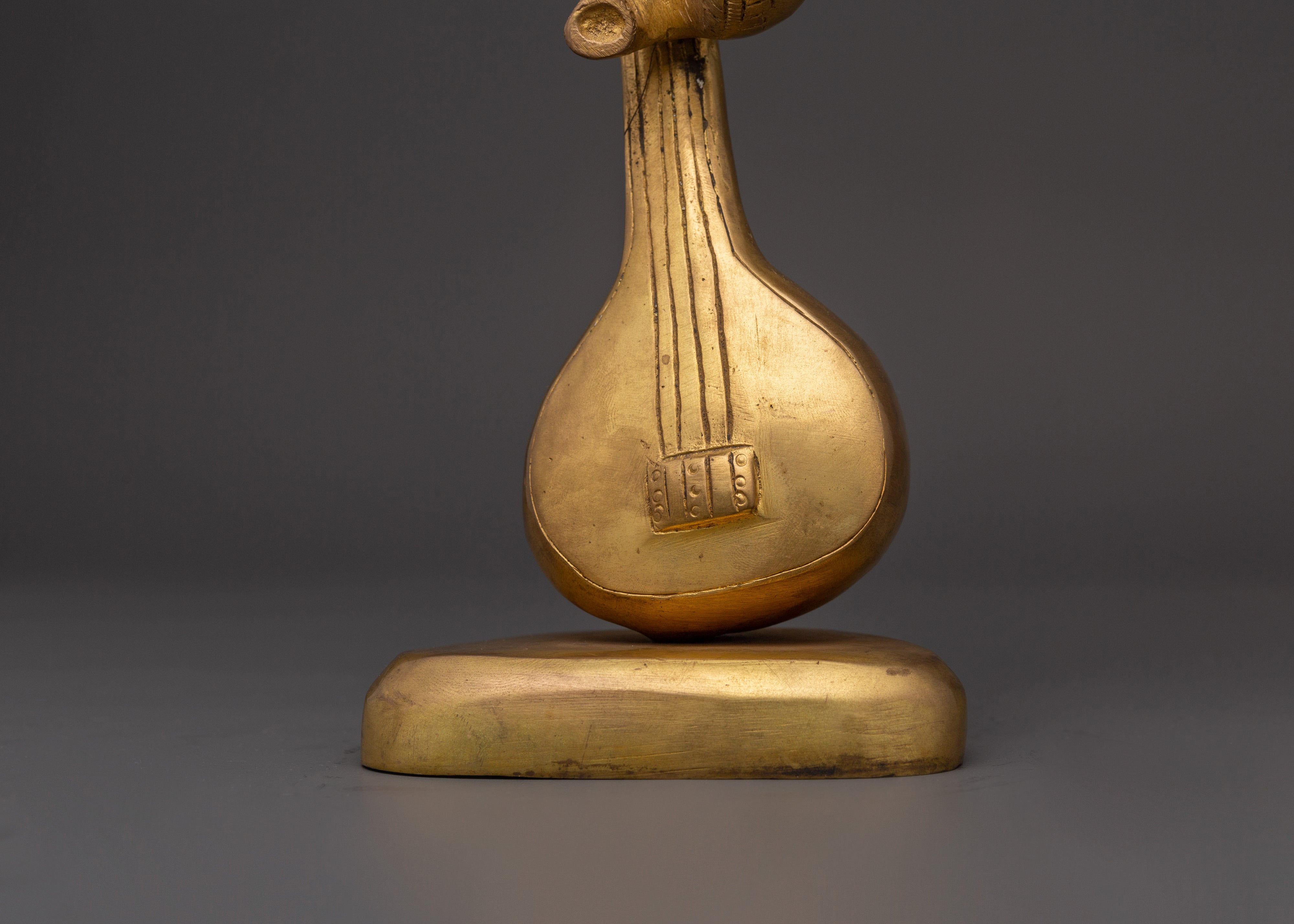 Traditional Ganesh Brass Statue | Handcrafted Hindu Deity