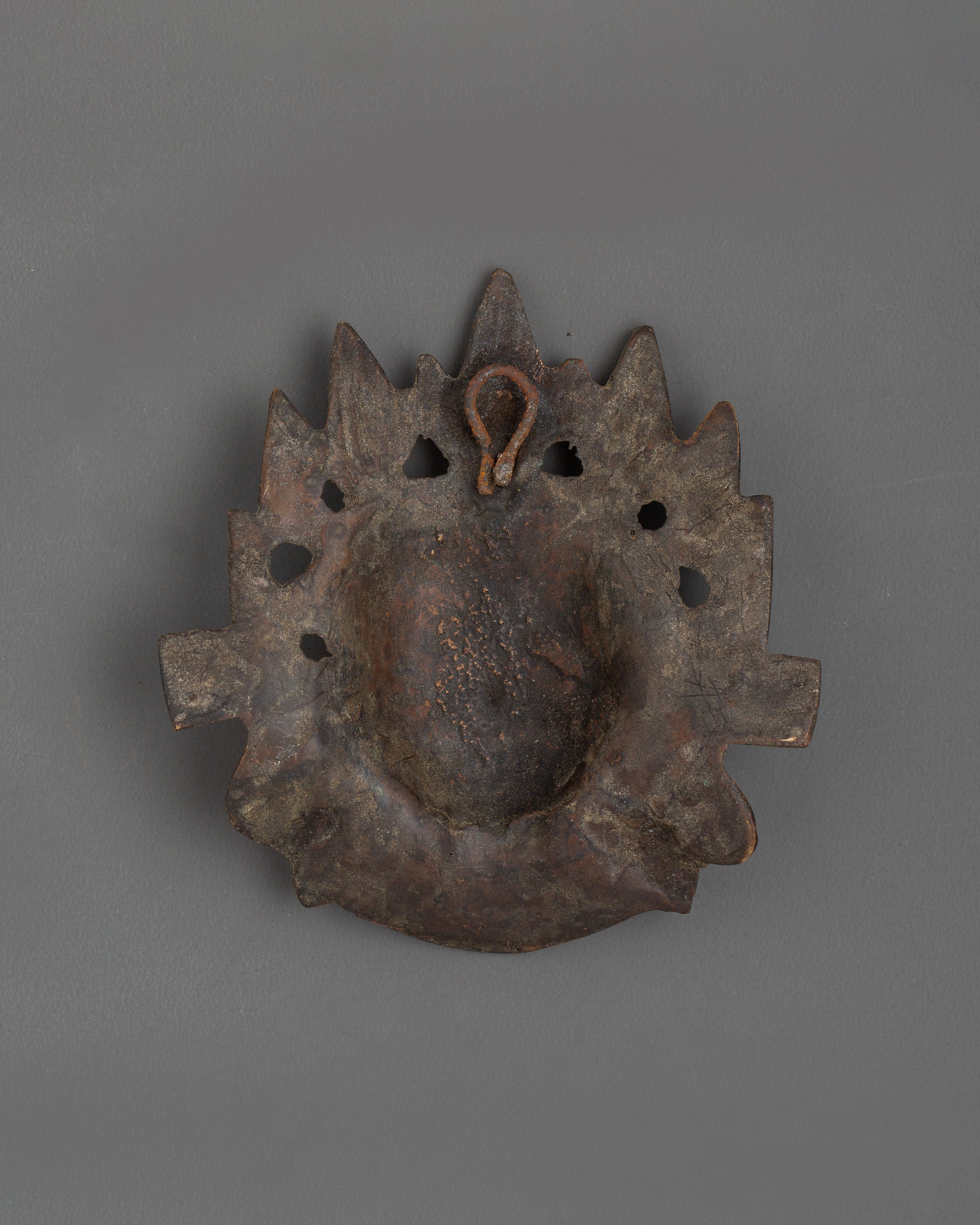 Exquisite Brass Tara Devi Wall Hanging | Handcrafted Buddhist Goddess Decor