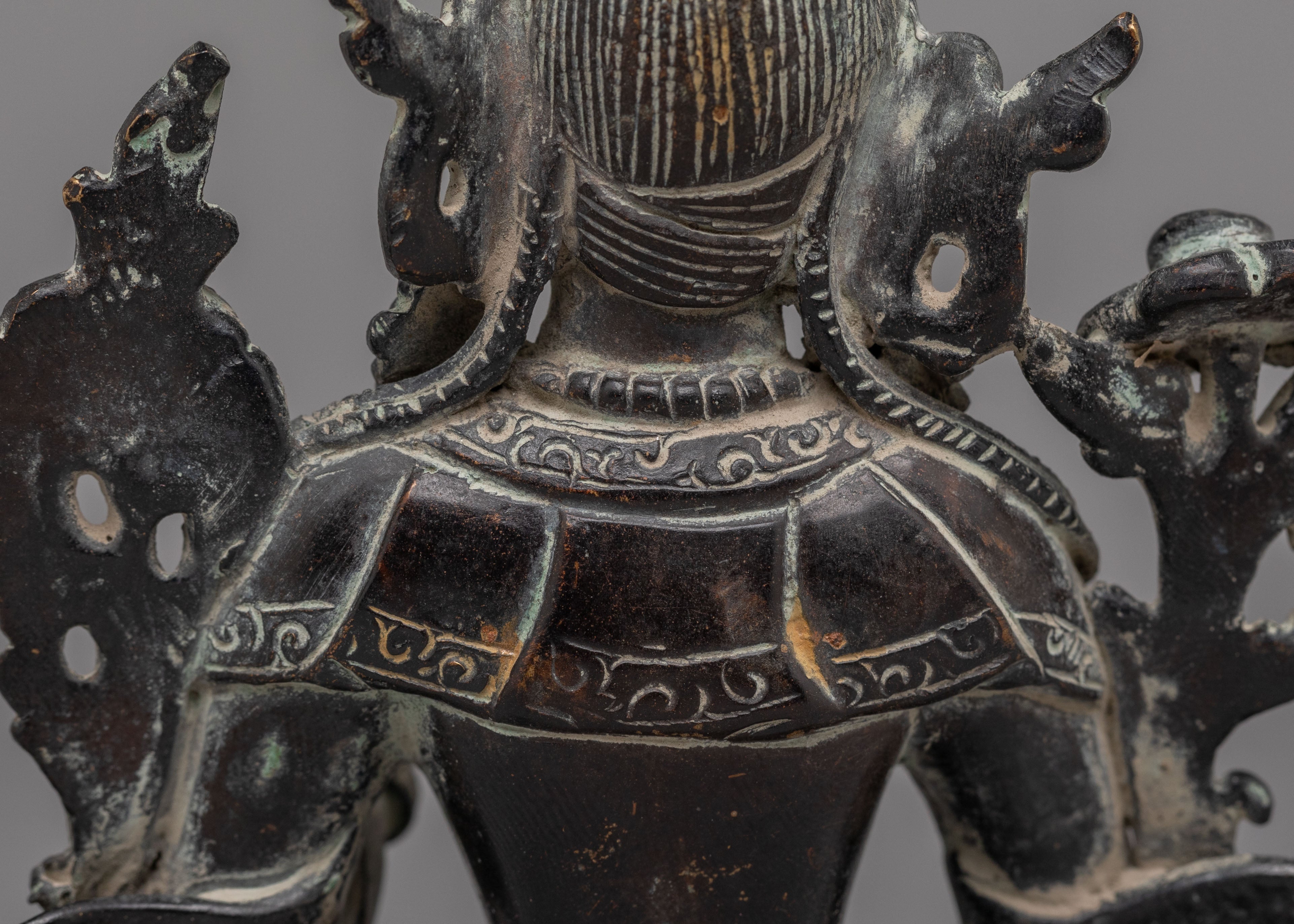 White Tara Spiritual Figure | Tibetan Goddess of Compassion