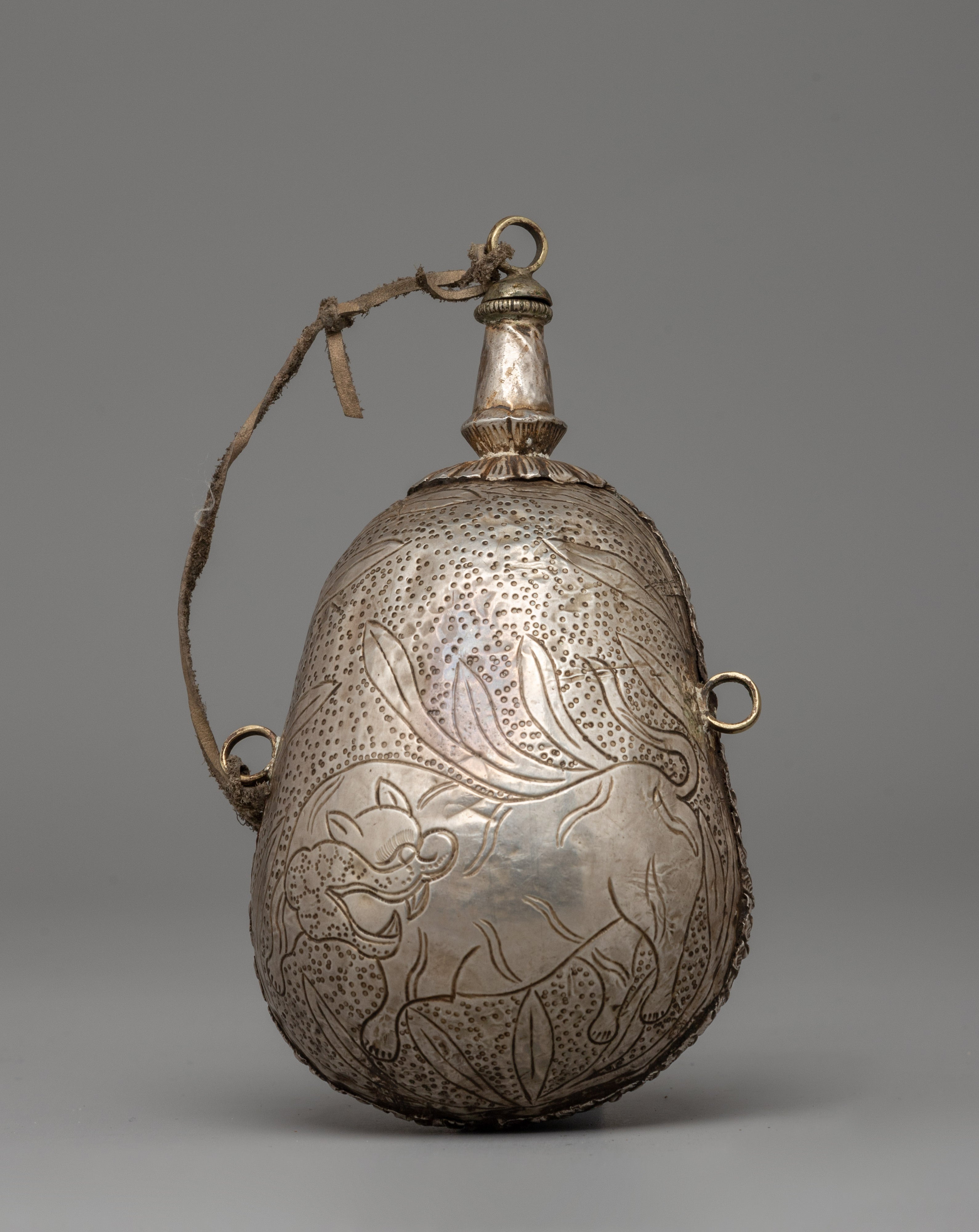 Tibetan Religious Snuff Bottle | A Sacred Ritual Vessel