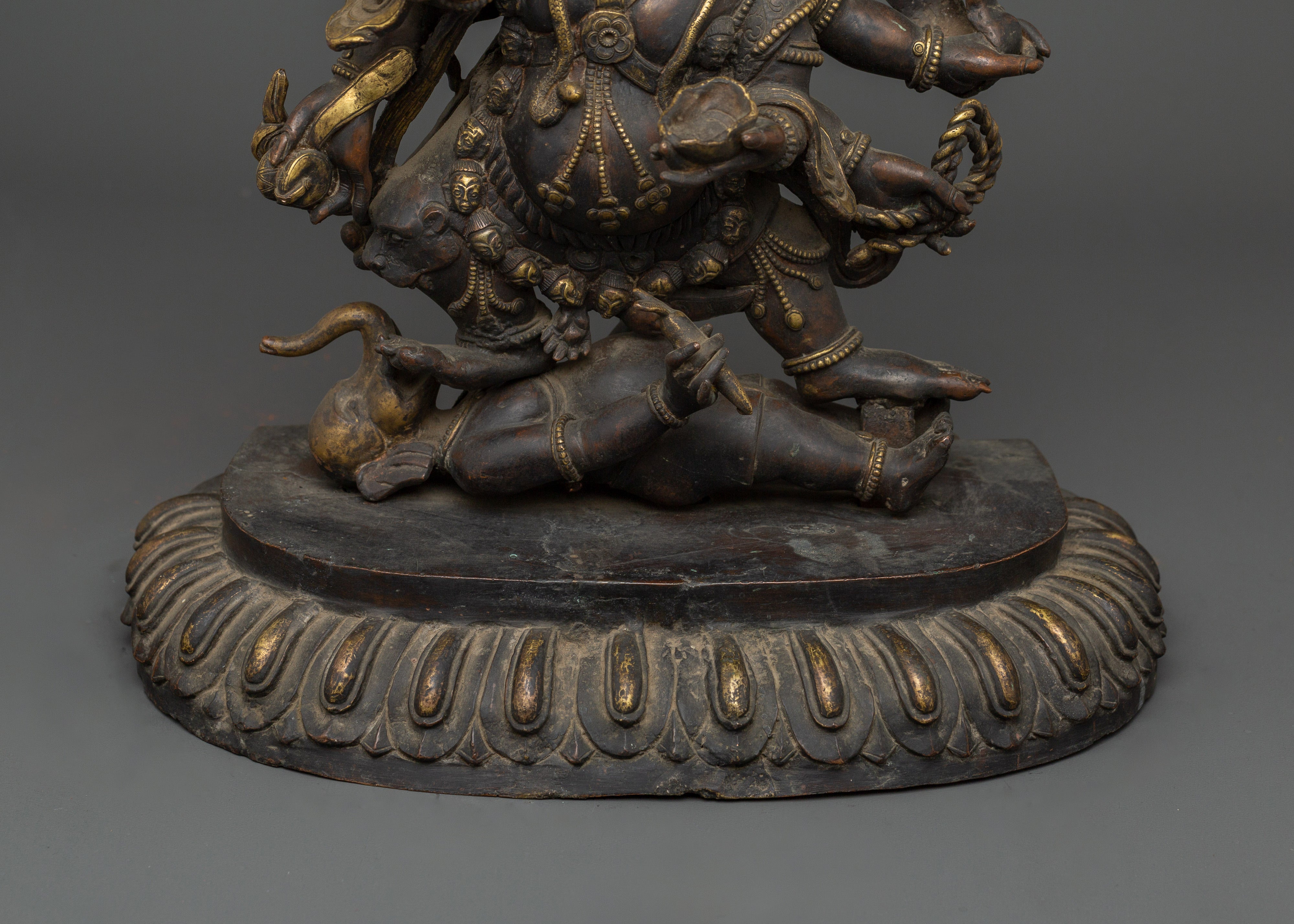 Copper Mahakala Statue | Buddhist Protector Deity