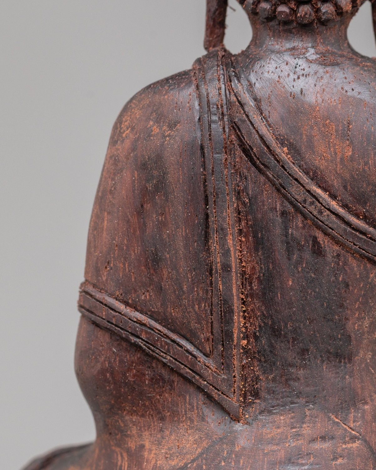 Himalayan Siddhartha Gautama Sculpture | Hand Carved Wooden Shakyamuni Buddha