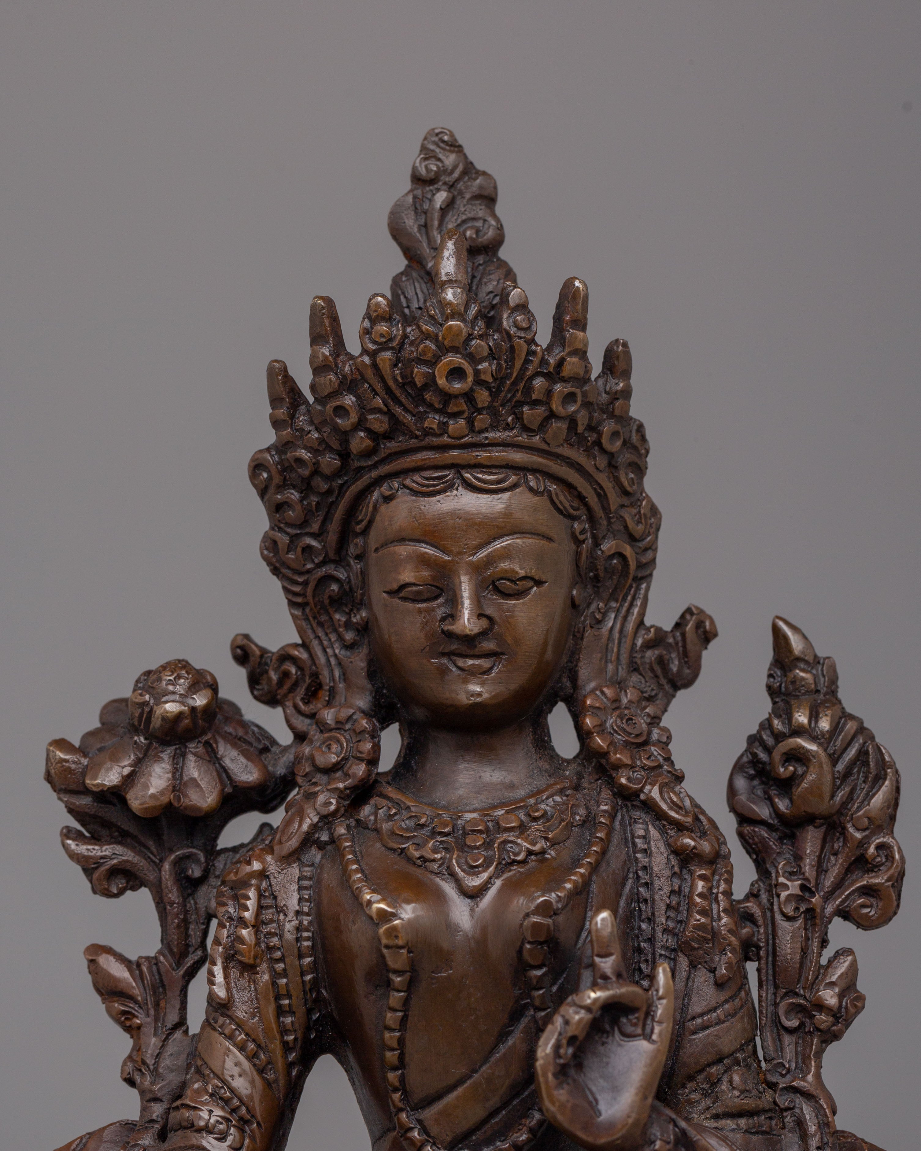 Tibetan Handmade Shyama Tara Statue | Mother of All Buddhas