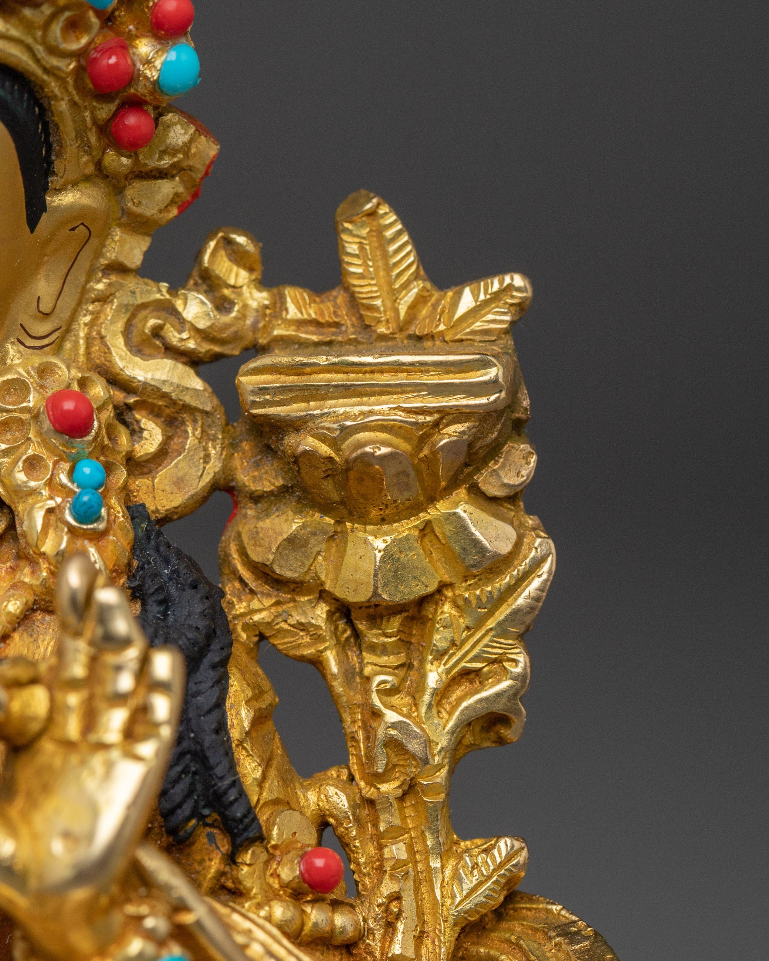 Golden Bodhisattva Statue Set | Tibetan Buddhism Five Enlightened  Beings