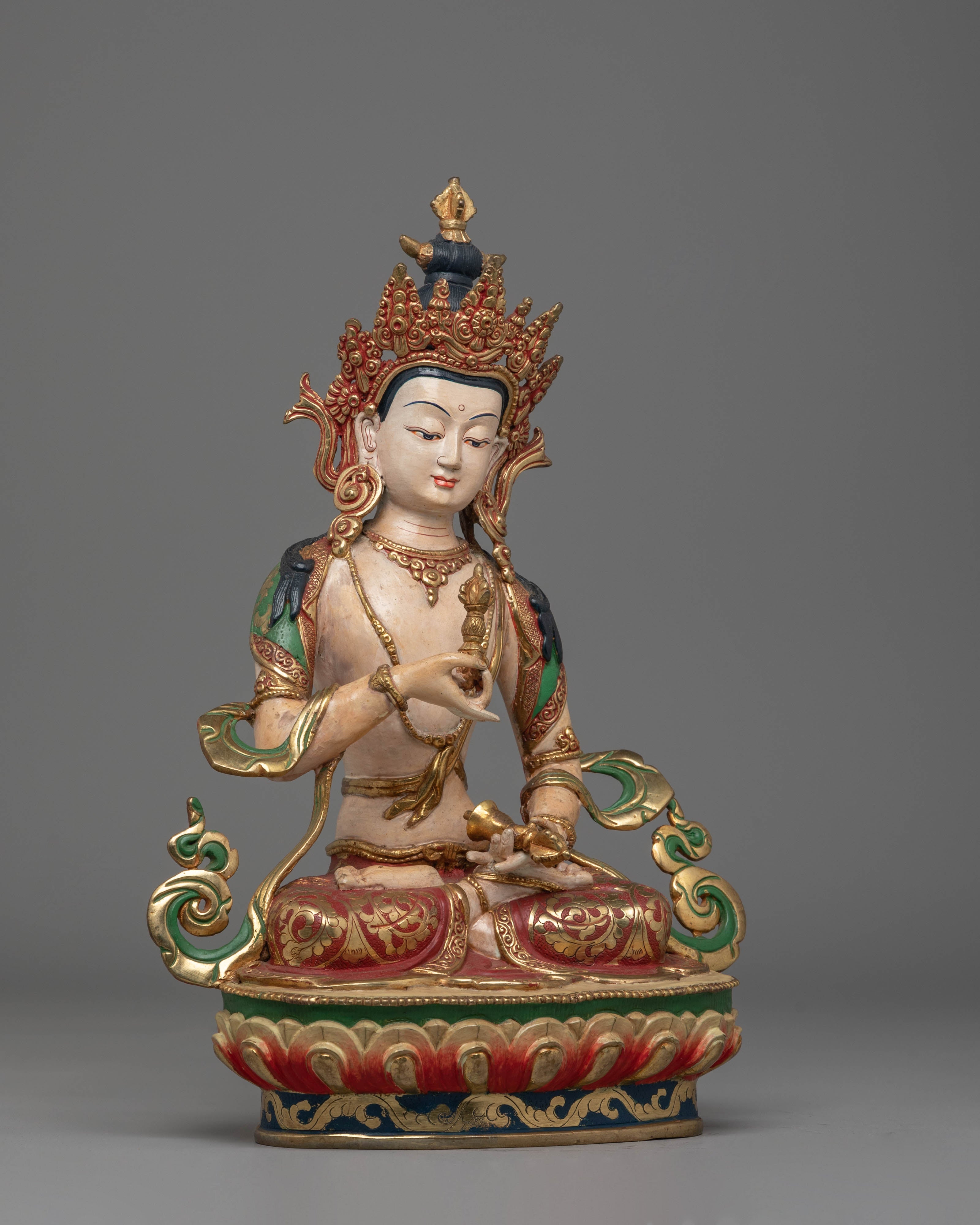 Sacred Handcrafted Figurine of Vajrasattva | Symbol of Purity