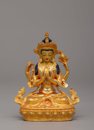 Compassion Deity Chenrezig Statue
