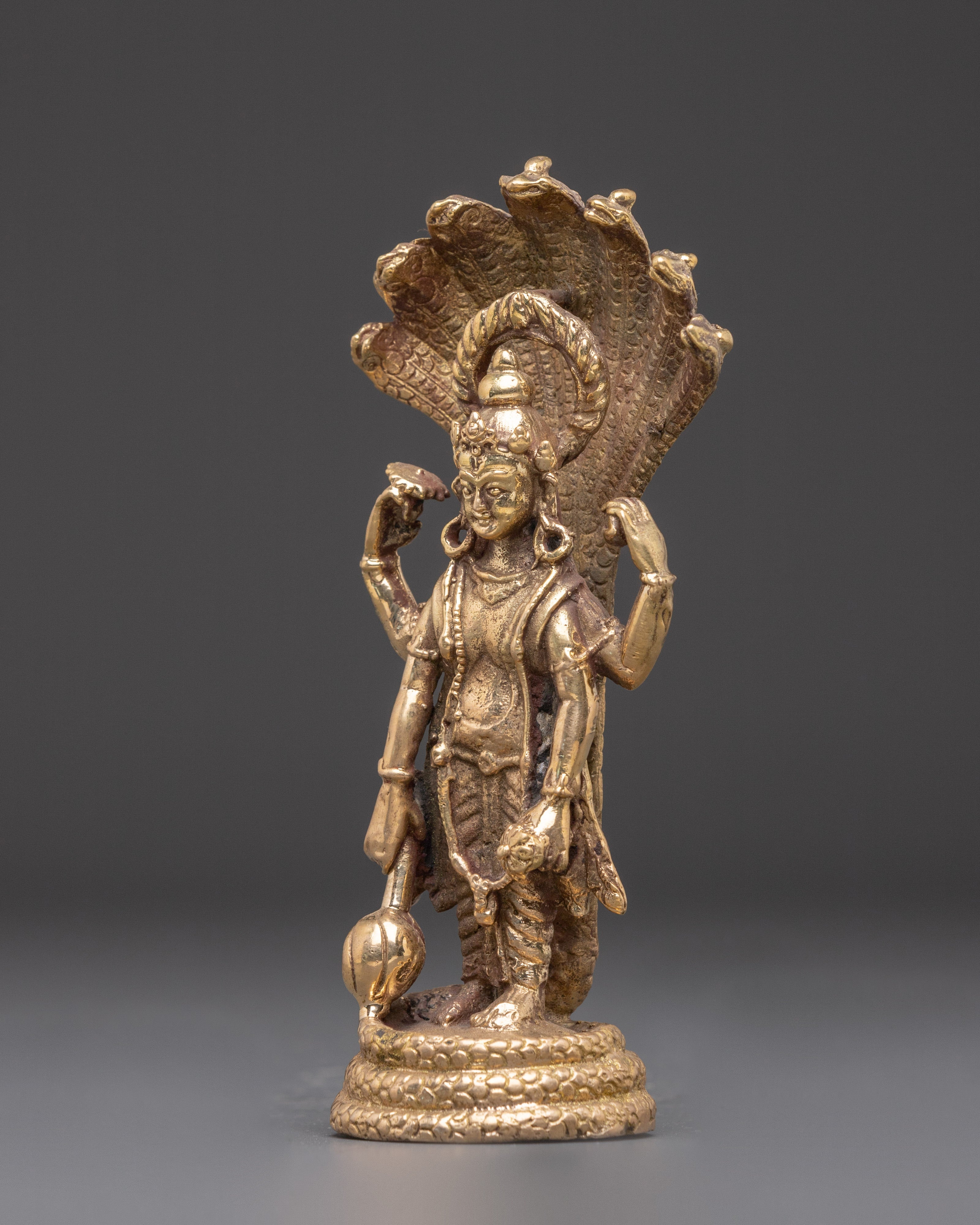 Handcrafted Vishnu Statue | Divine Deity of Harmony and Preservation