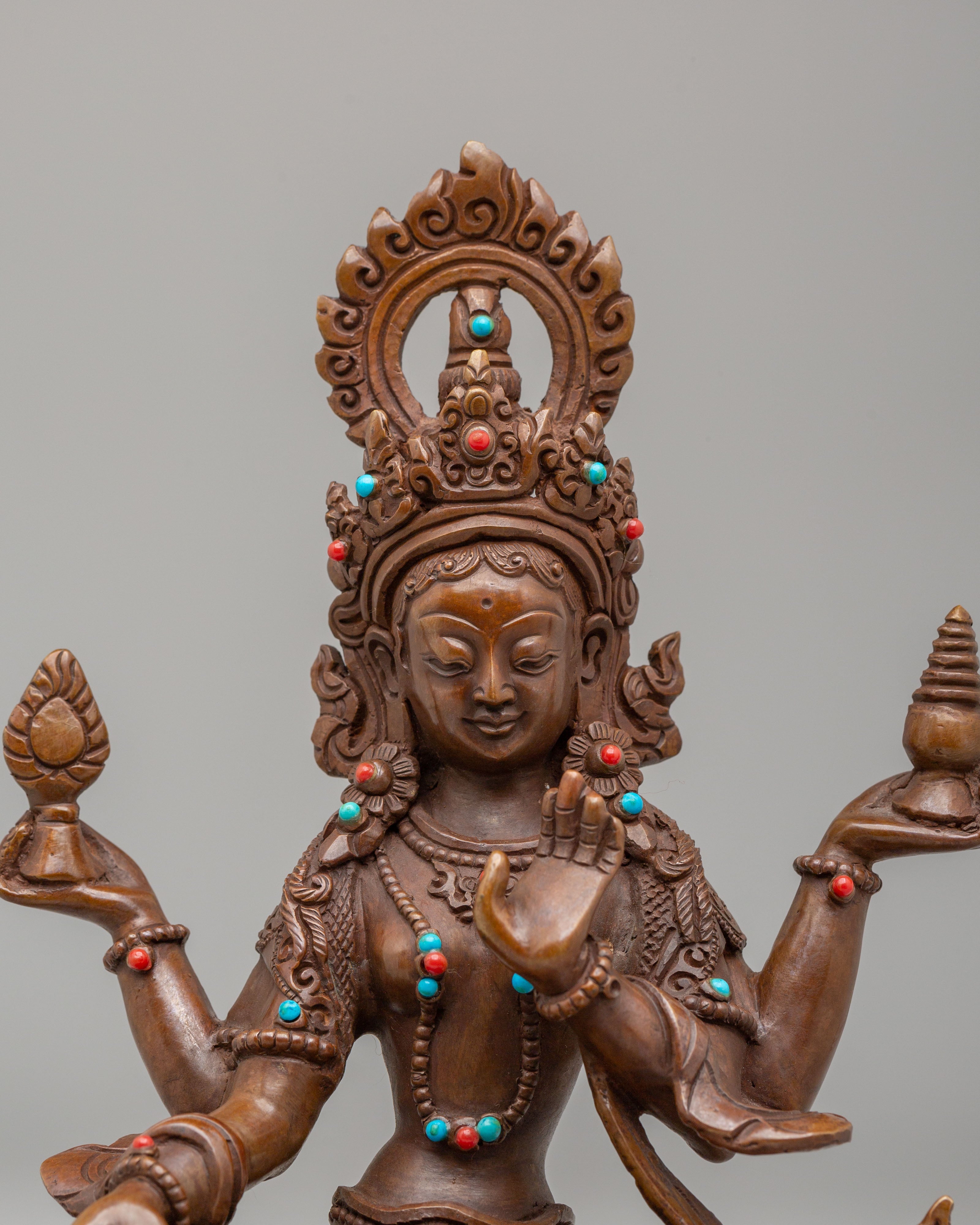 Lakshmi Wealth Goddess Sculpture | Hindu God of Prosperity