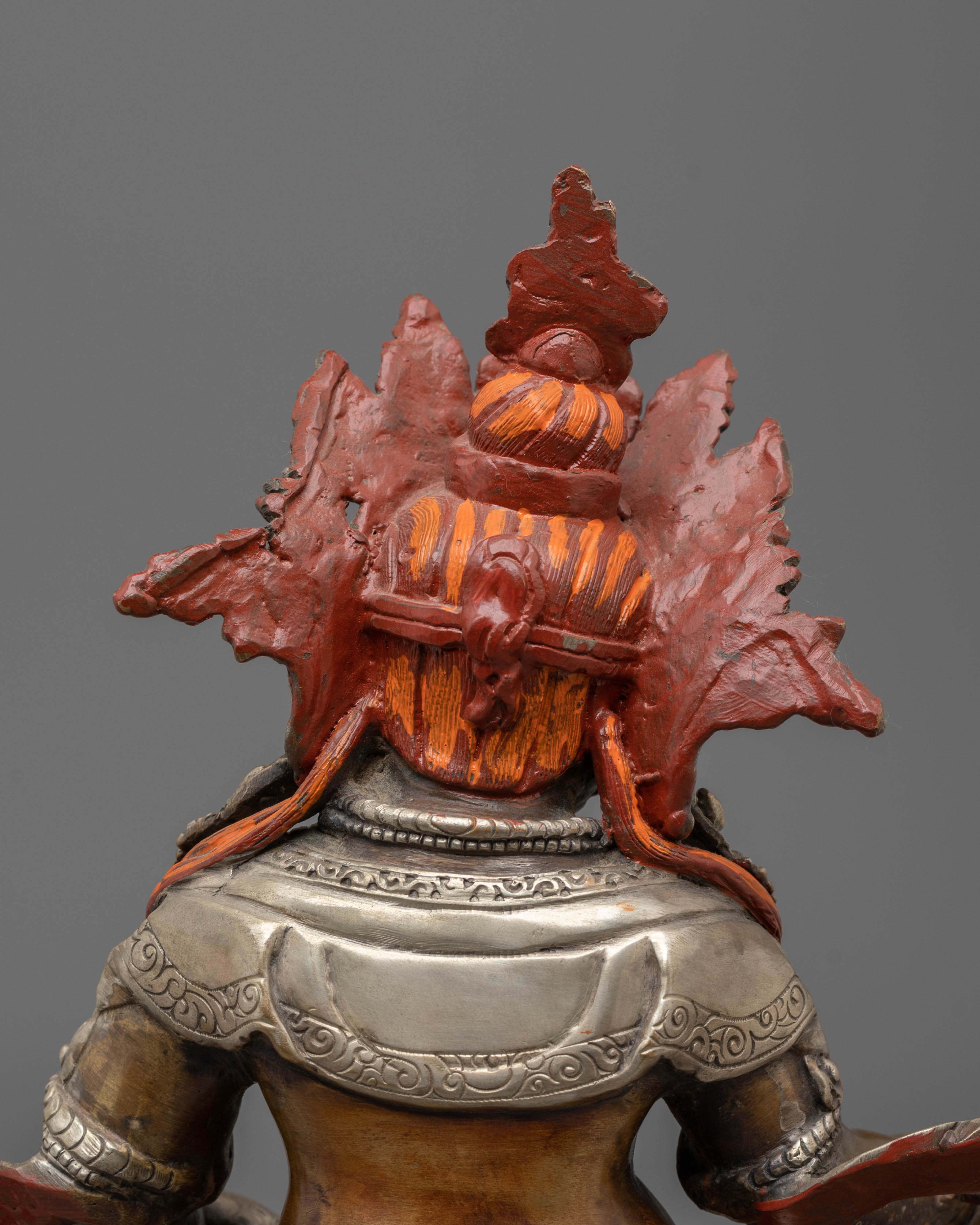 Oxidized Copper Dzambhala Sculpture | Traditional Himalayan Art