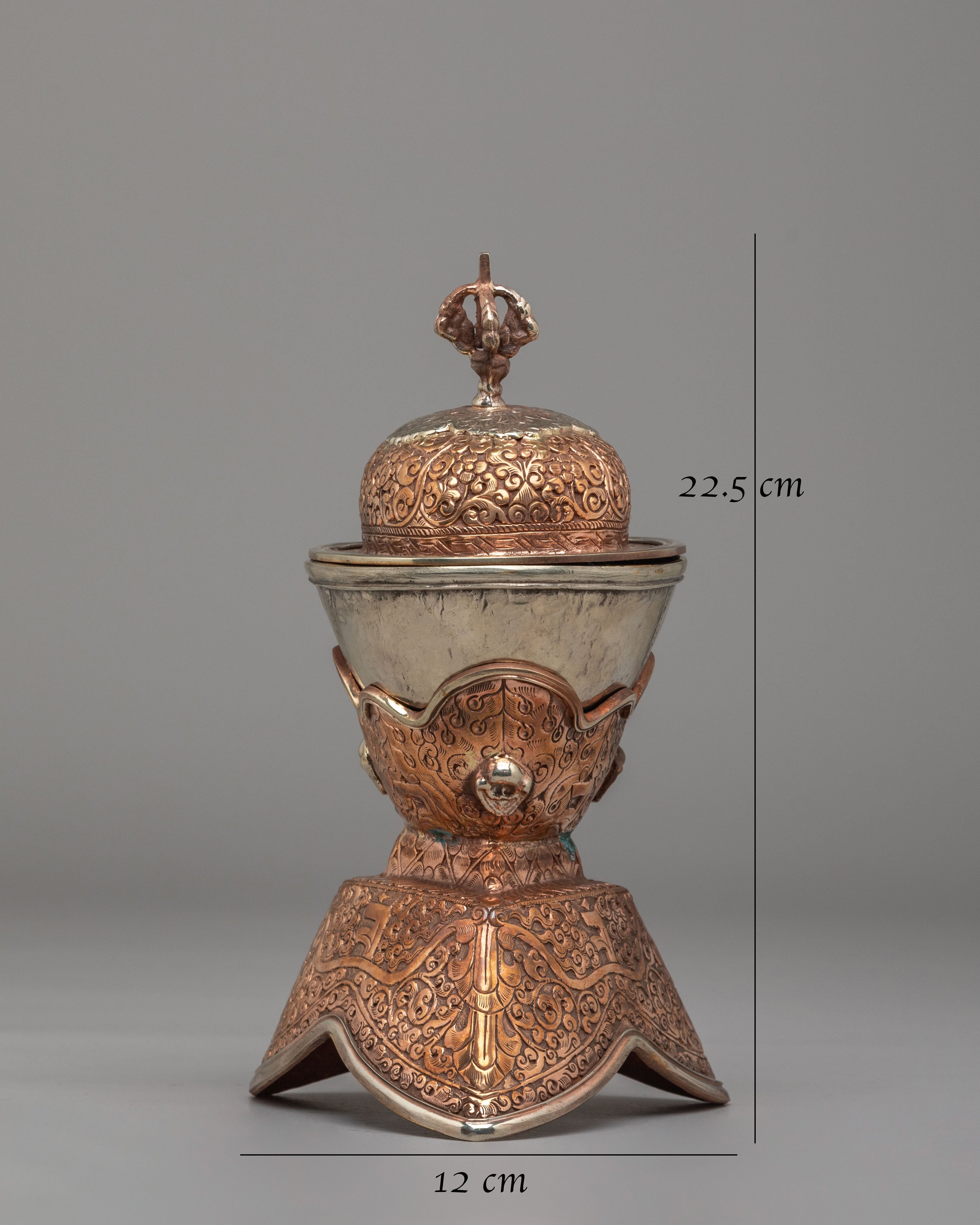Sacred Kapala Set for Tantric Rituals | Ritual Vessels for Spiritual Practice