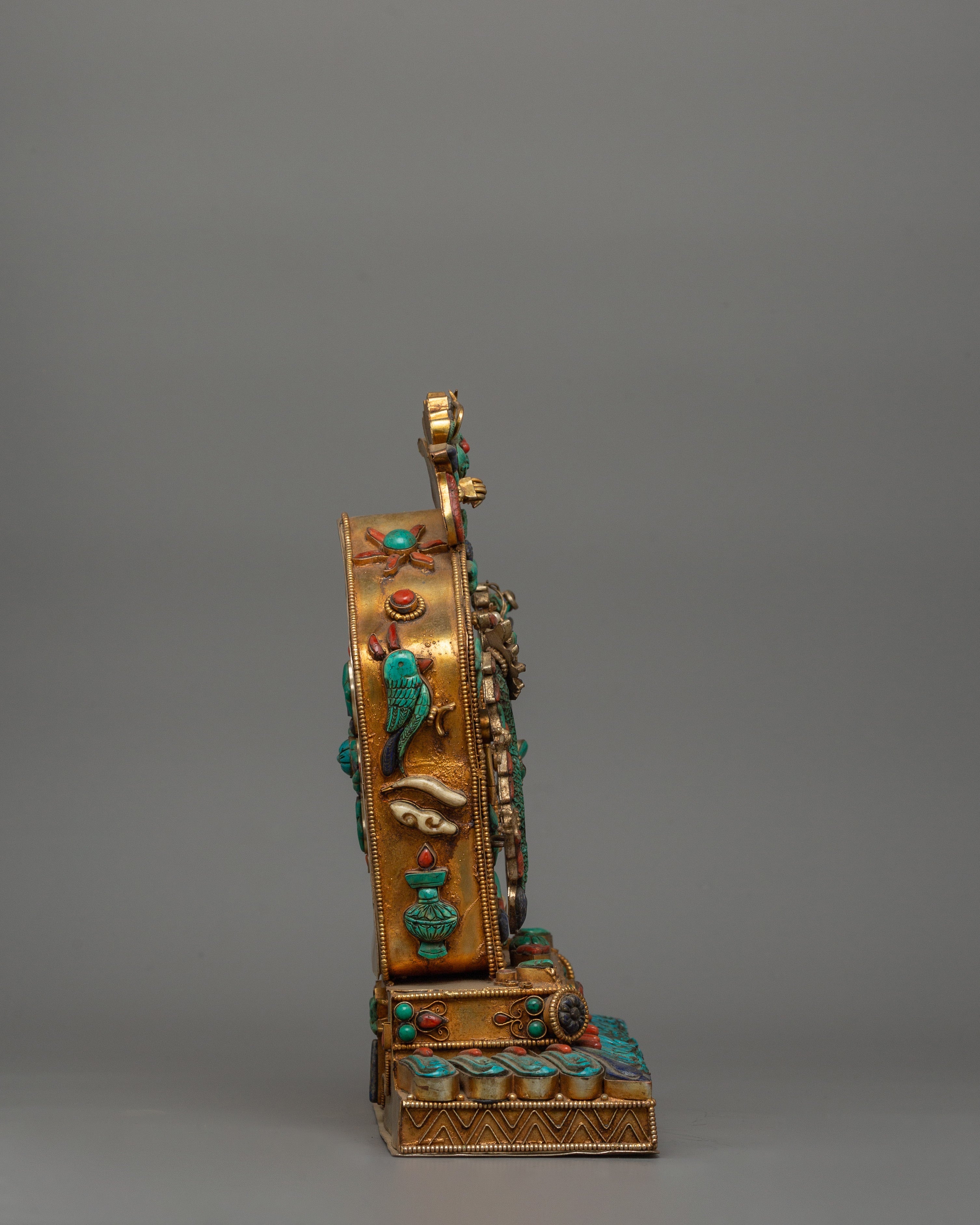Decorative Tibetan Gau Shrine Box | Spiritual Tibetan Art