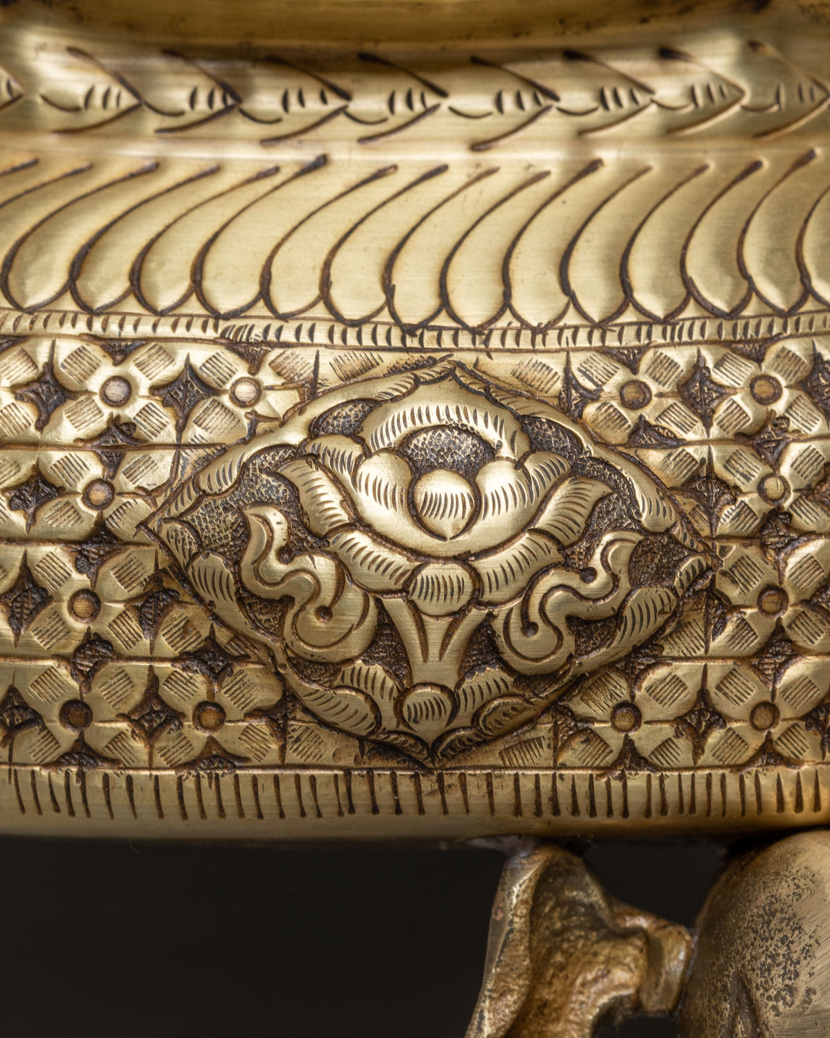 Himalayan Decorative Urli Bowl | Buddhist Sacred Art