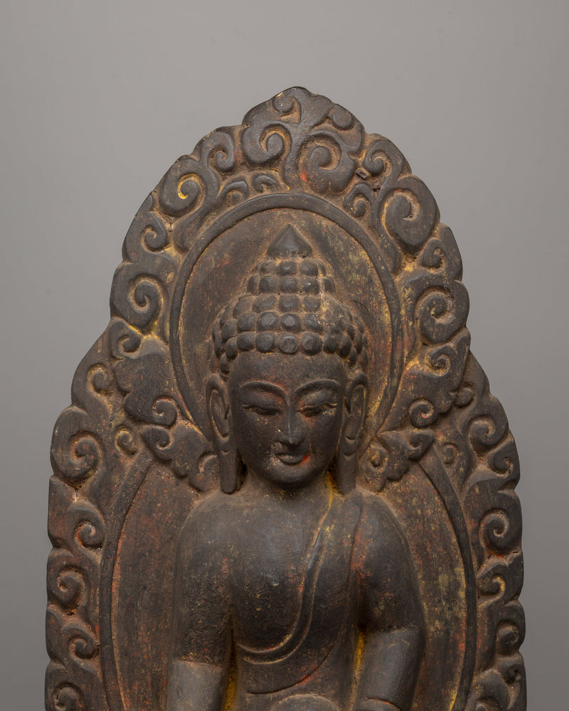 Wooden Shakyamuni Buddha Statue | Buddha for Meditation and Altar Spaces