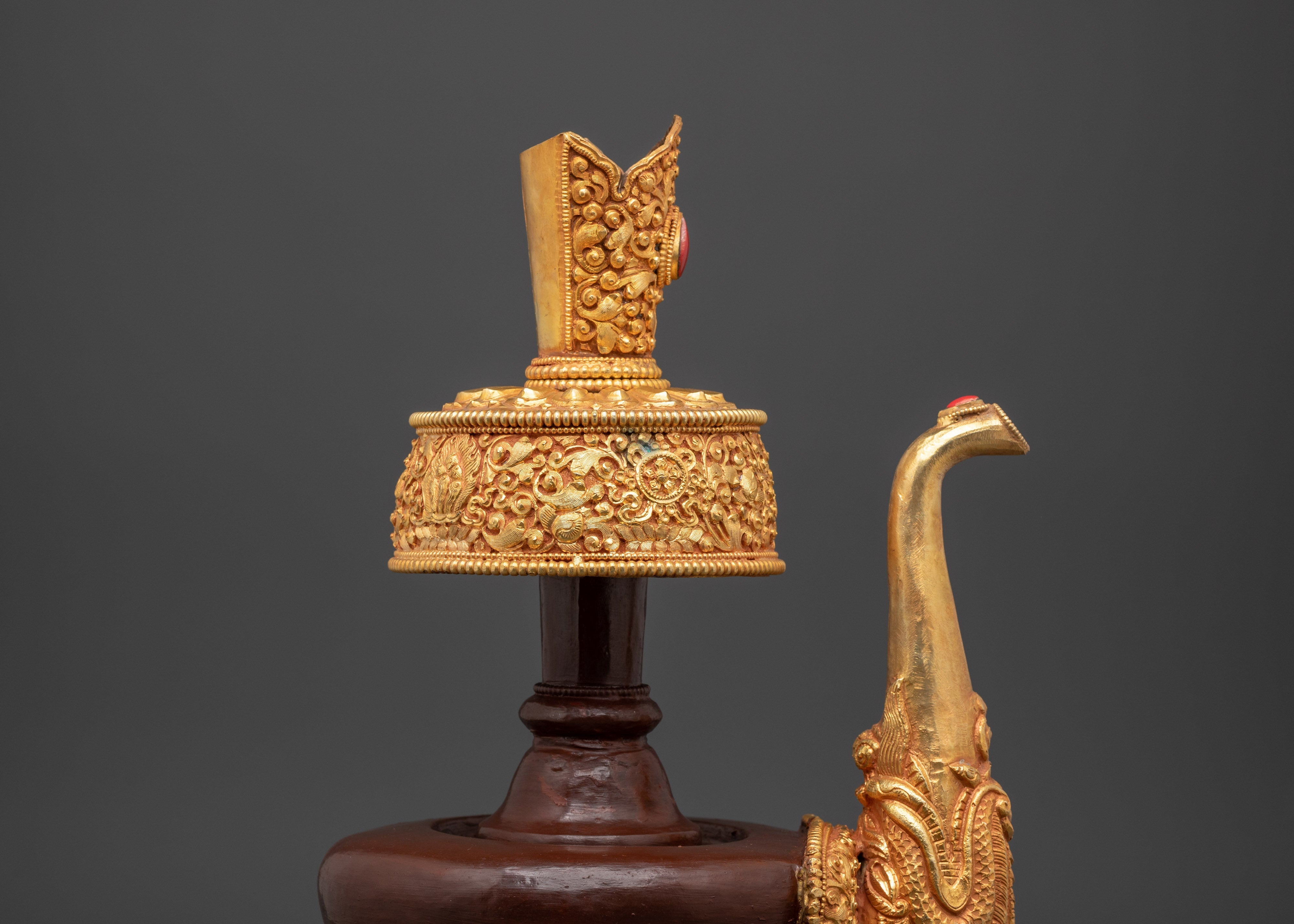 Handcrafted Bhumba Ritual Lamp | A Sacred Tibetan Spiritual Artifact