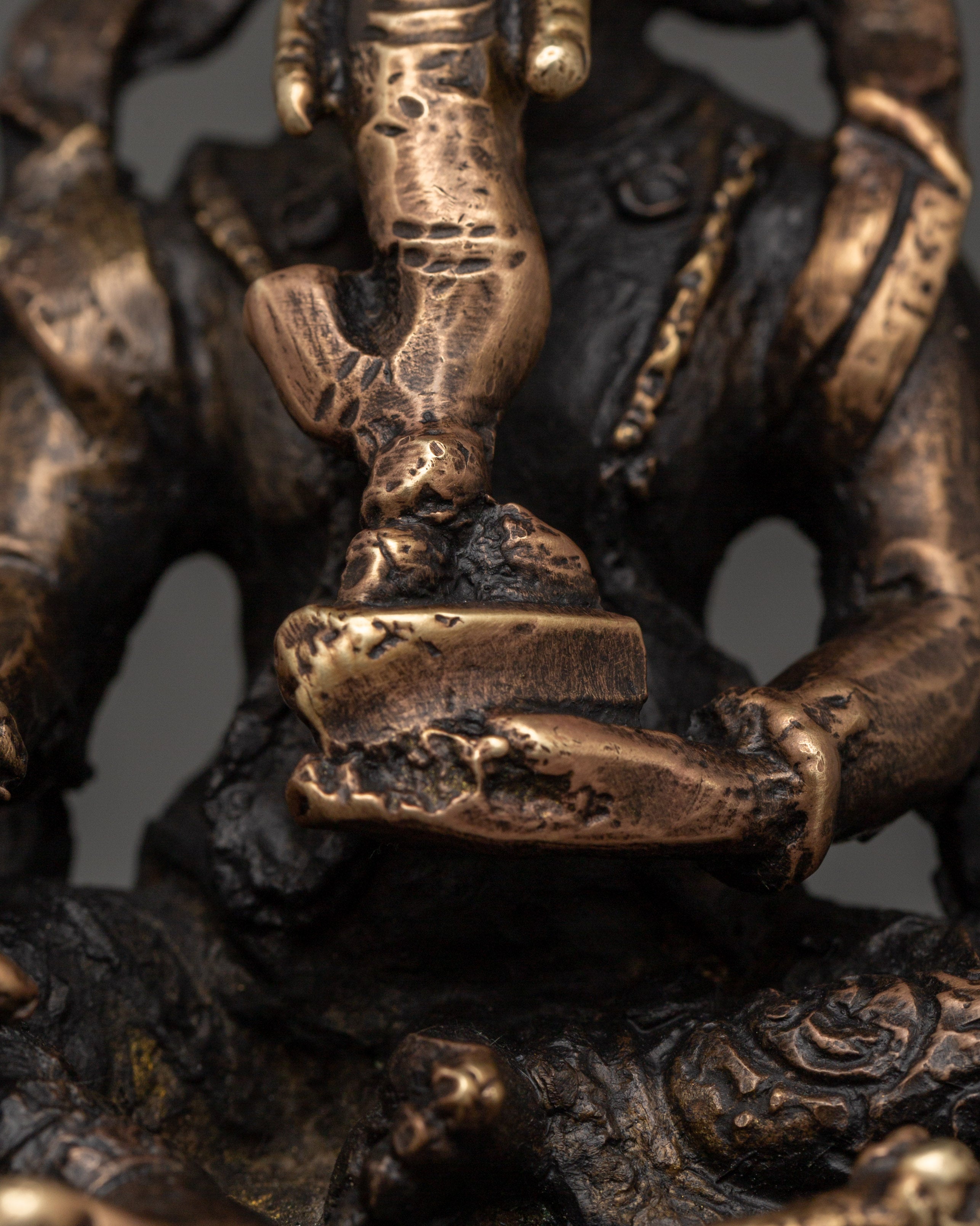 Handmade Hindu Deity Sculpture of Ganesh | Symbol of Wisdom