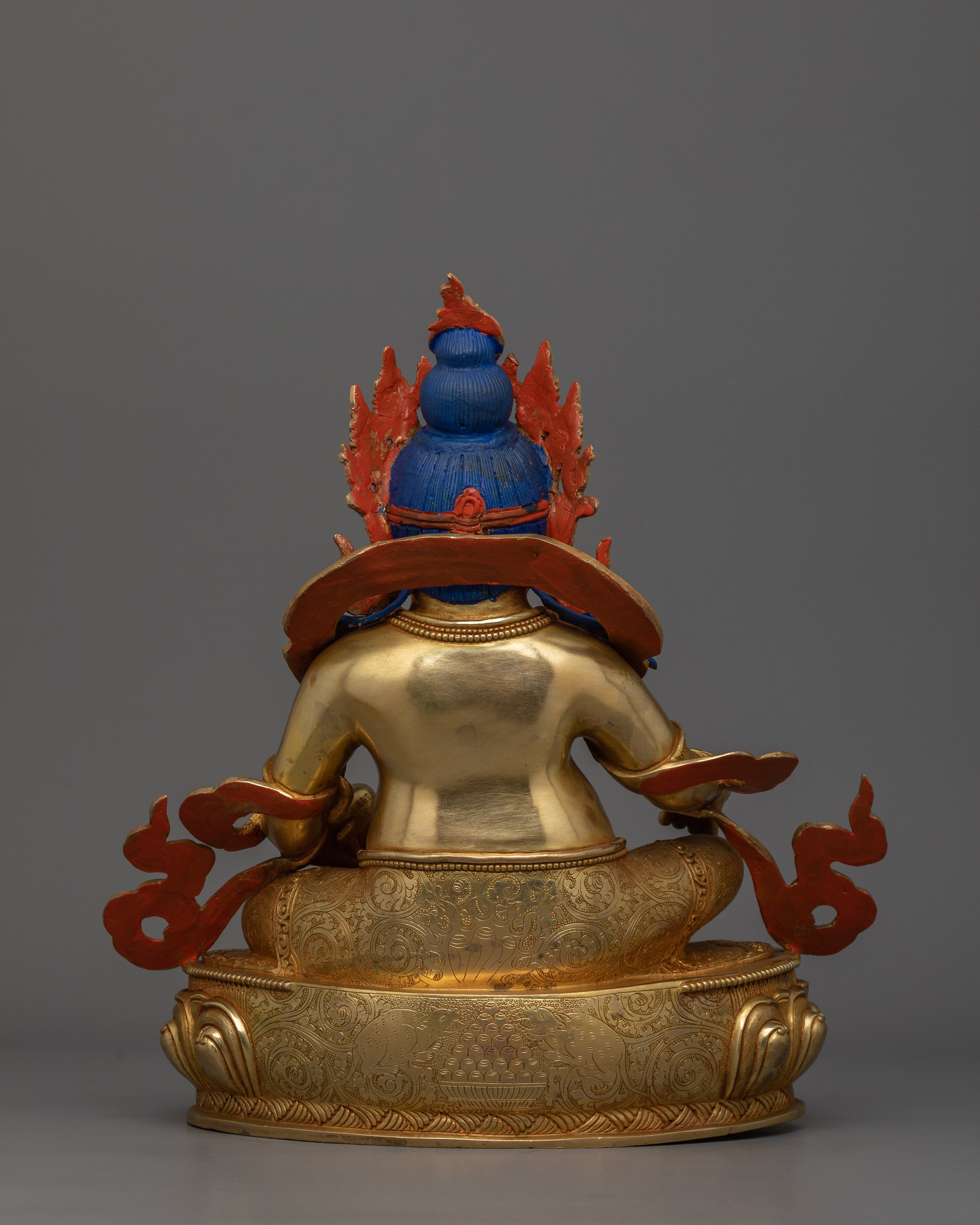 Sculpture of Wealth Deity Dzambhala | Buddha of Prosperity and Abundance