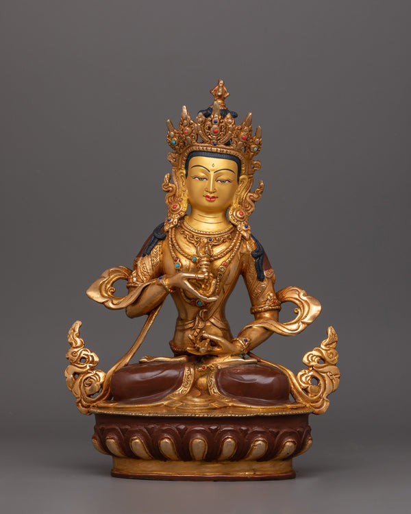 Vajrasattva Vajra and Bell Holder Sculpture