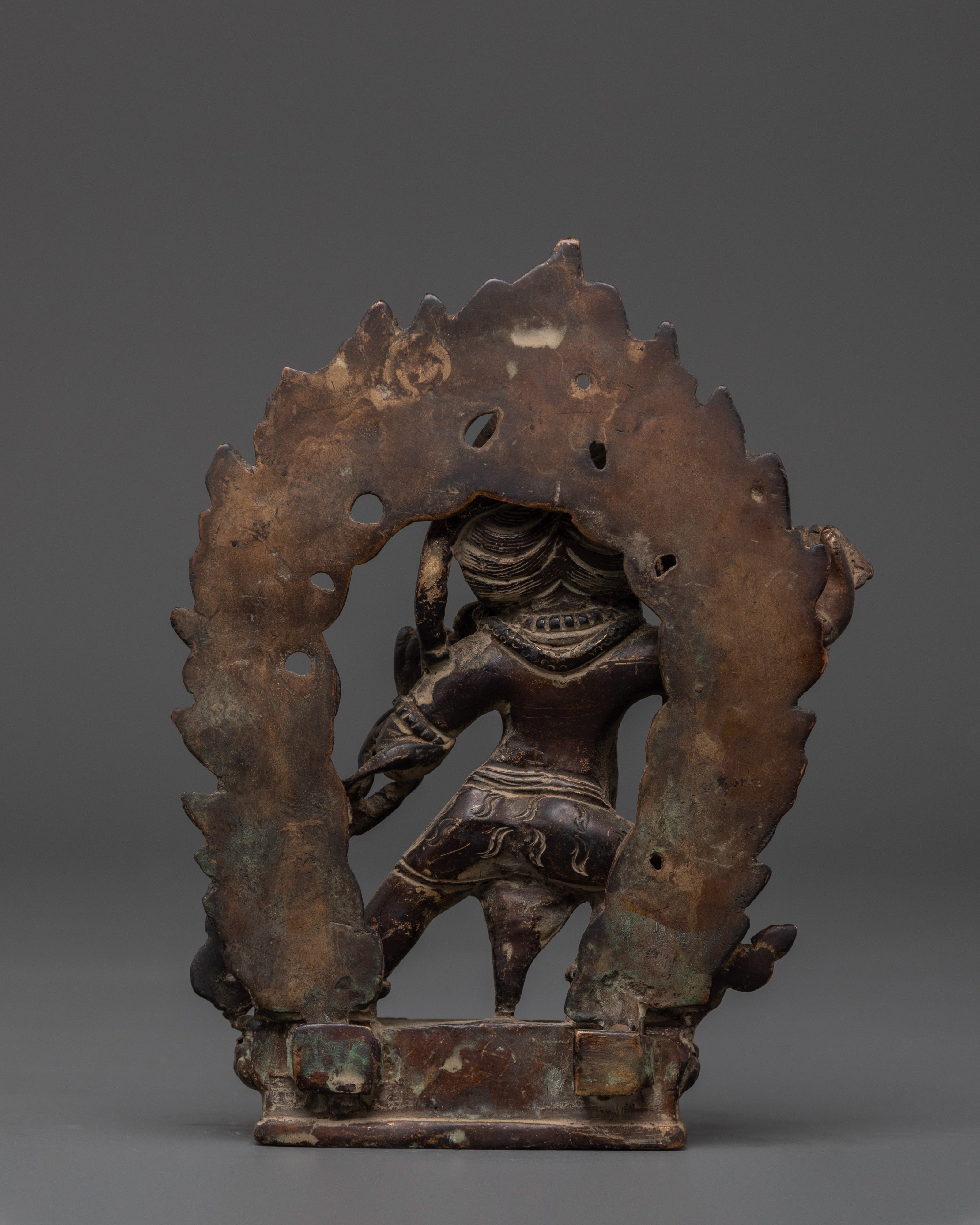 Tibetan Vajrapani Figurine | Protector Deity Statue