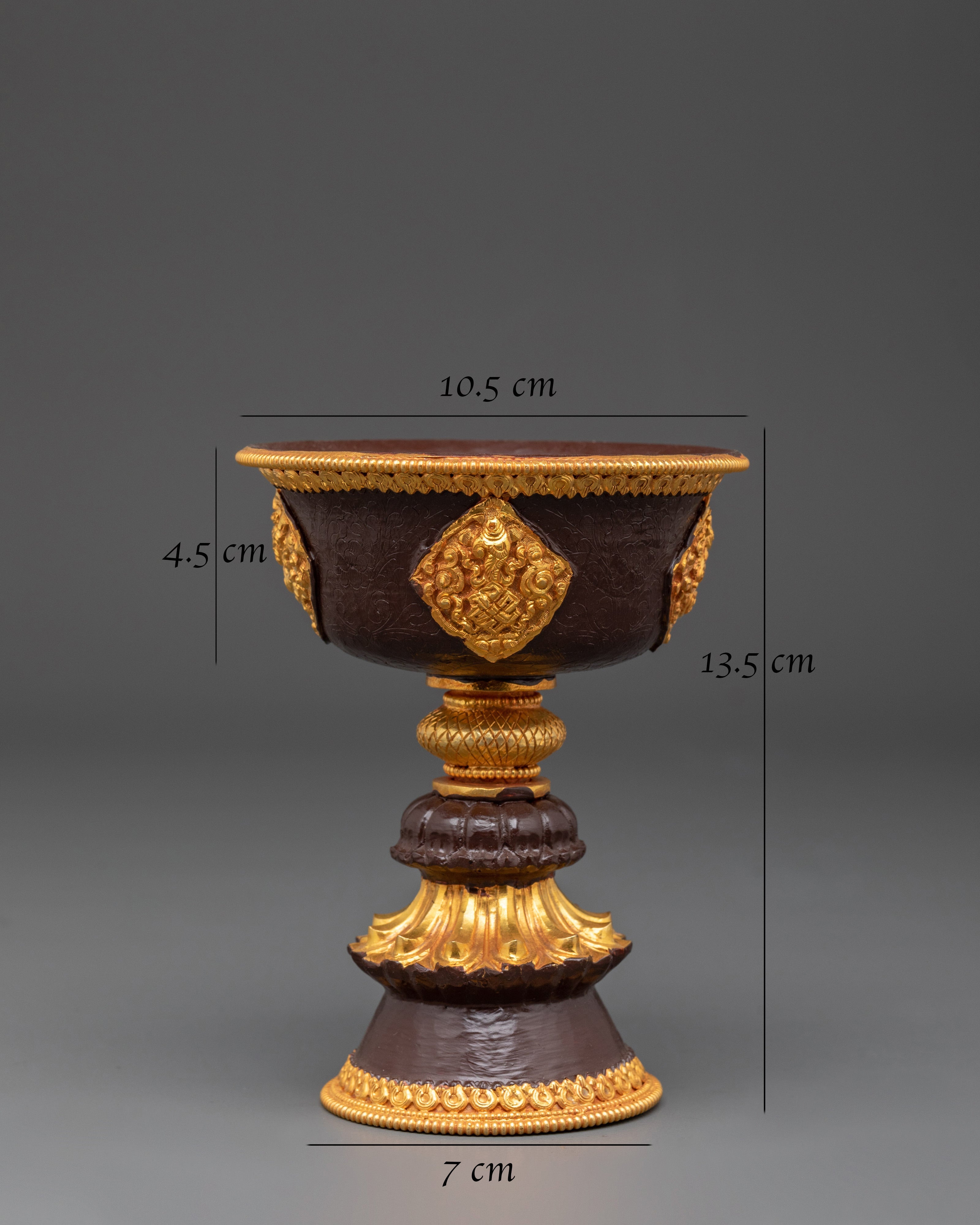 Buddhist Ritual Butter Lamp Set | Traditional Tibetan Spiritual Lamp
