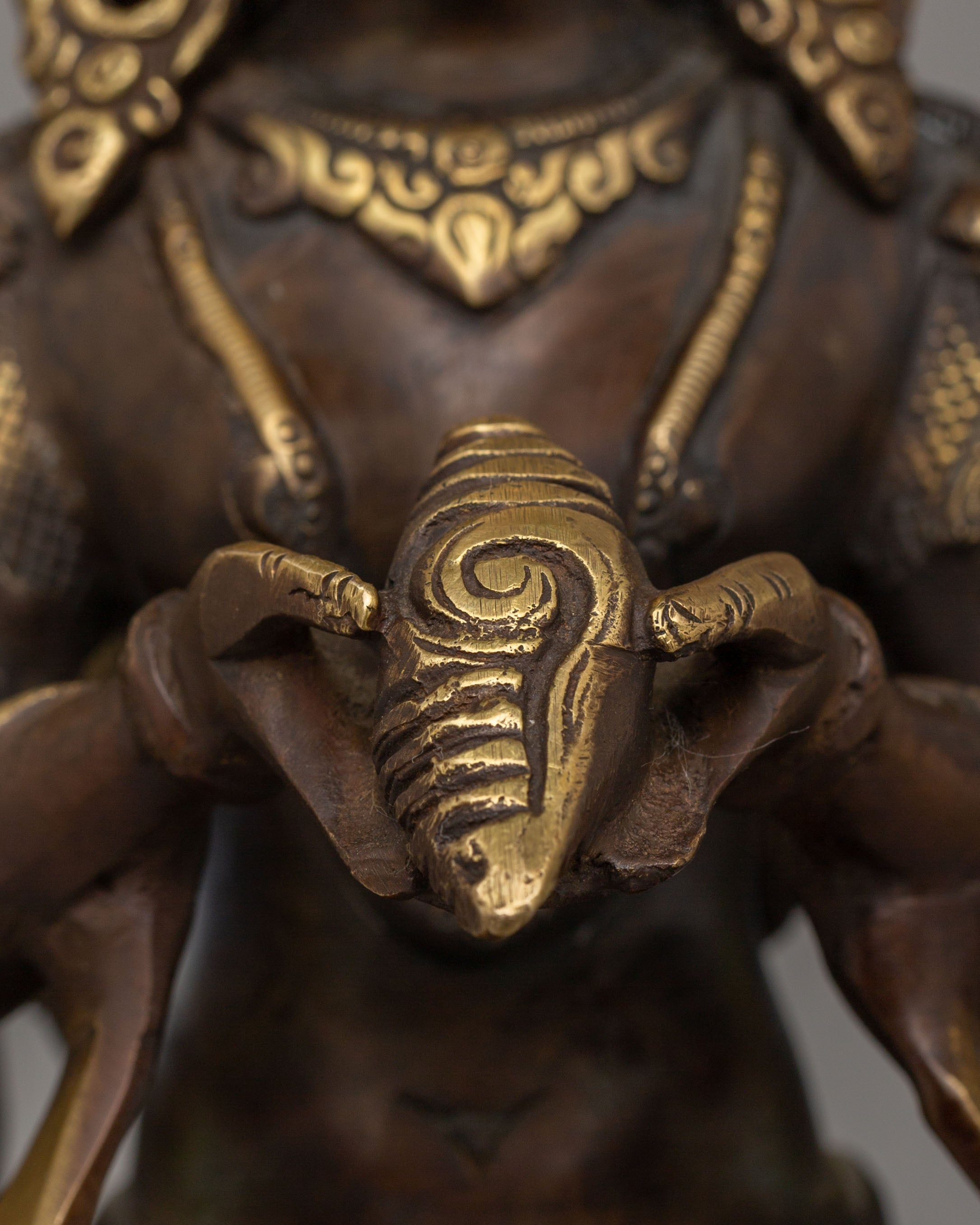 Traditional Nagkanya Statue | Handmade Brass Snake Goddess Figurine