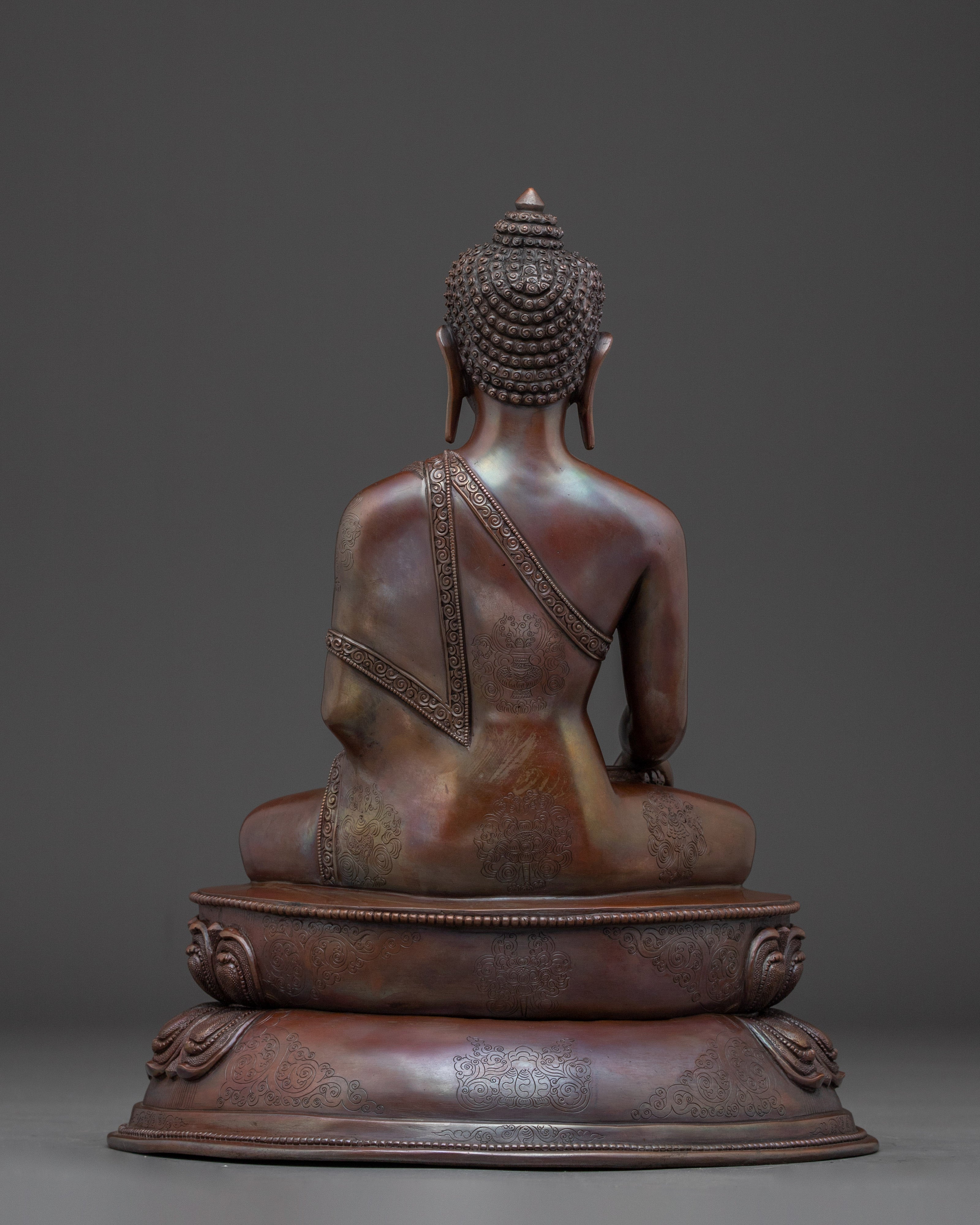 Oxidized Gautama Buddha Artwork | Shakyamuni Buddha Statue