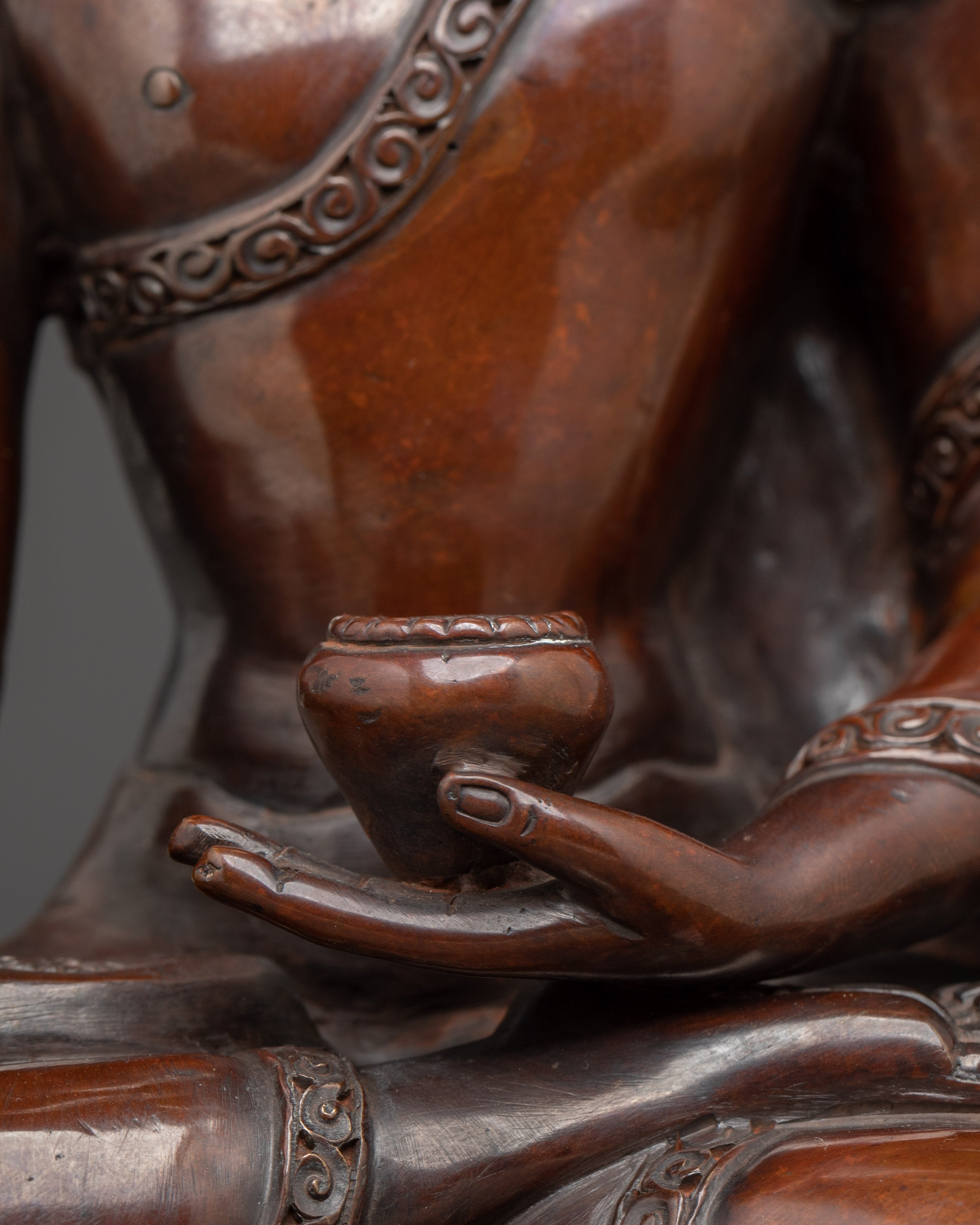 9.6 Inch Copper Statue of Shakyamuni Buddha