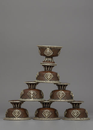 Seven Tibetan Offering Bowls