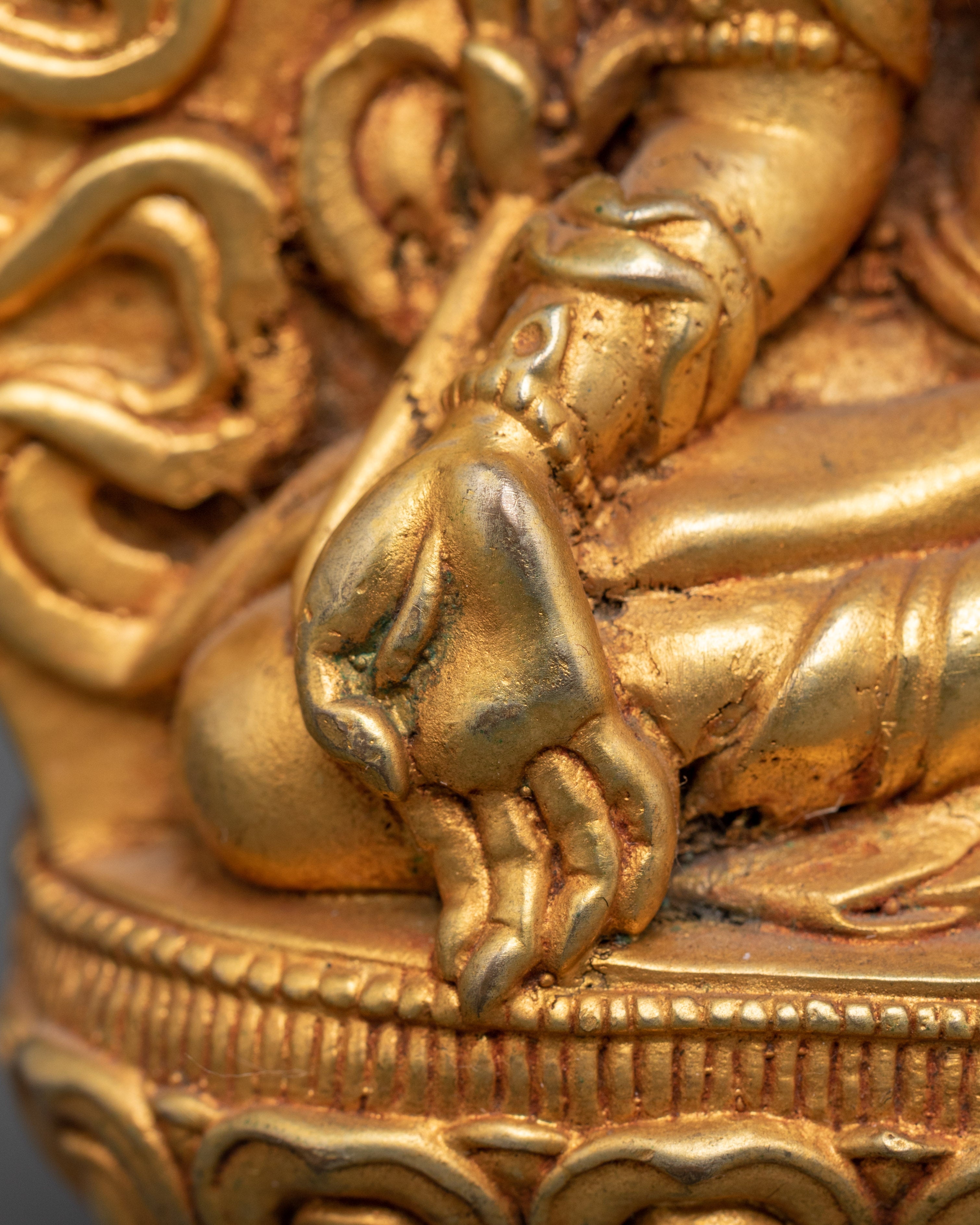 Wisdom Deity Manjushri Figurine | Buddhist Statue for Enlightenment